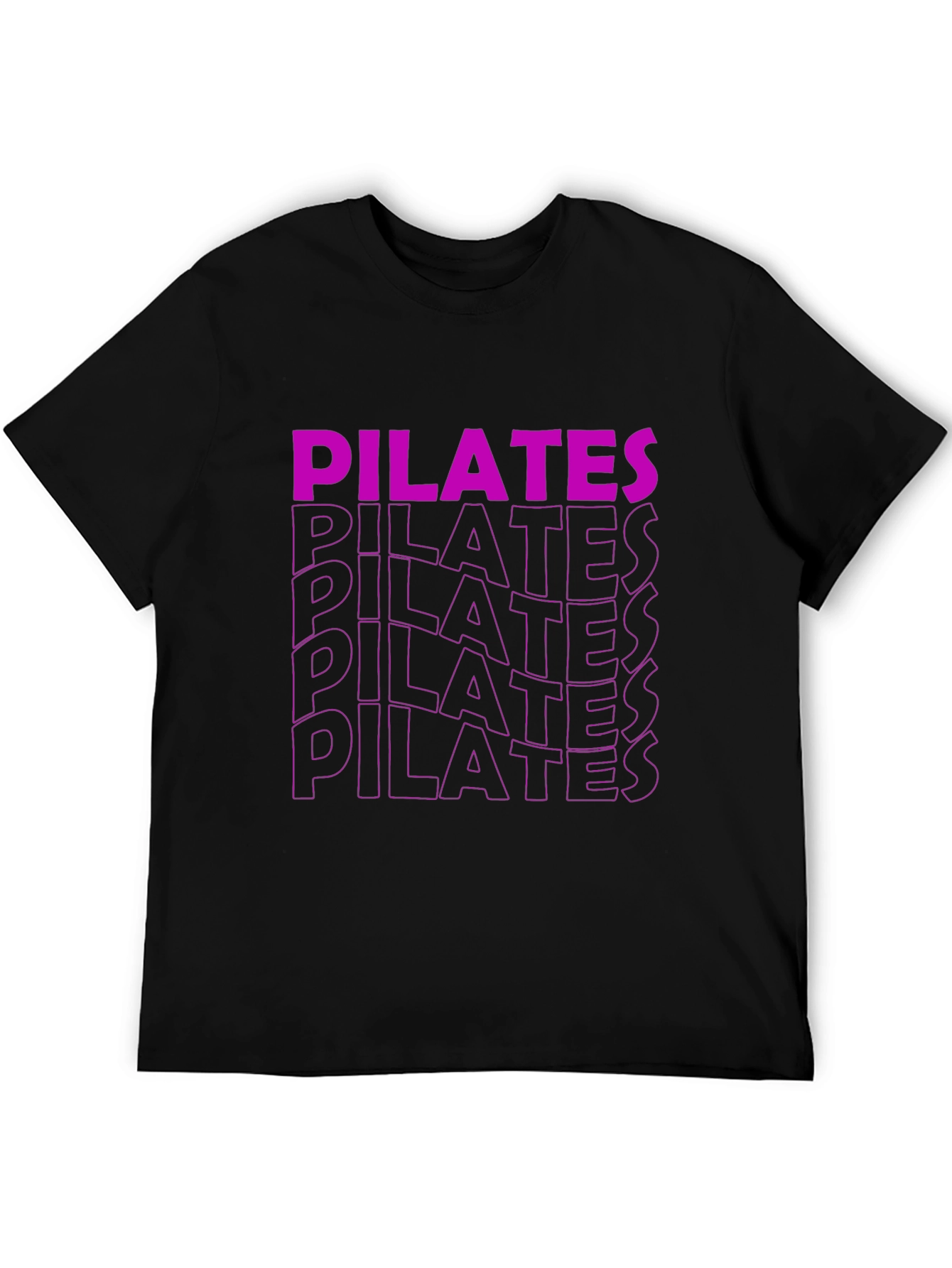 Pilates Graphic Tee - Black