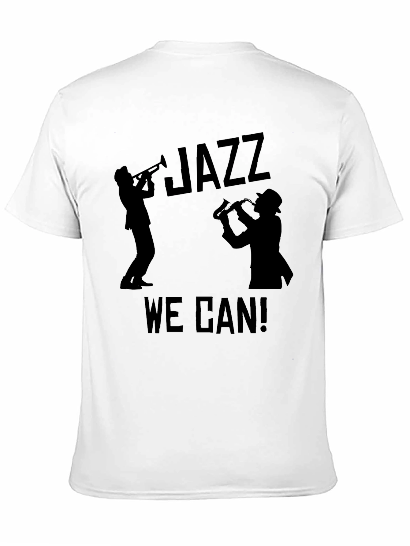 Jazz We Can! Graphic Print Tee - Black