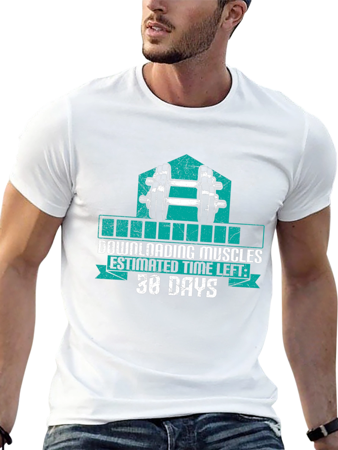 Downloading Muscles T-Shirt - 30 Days