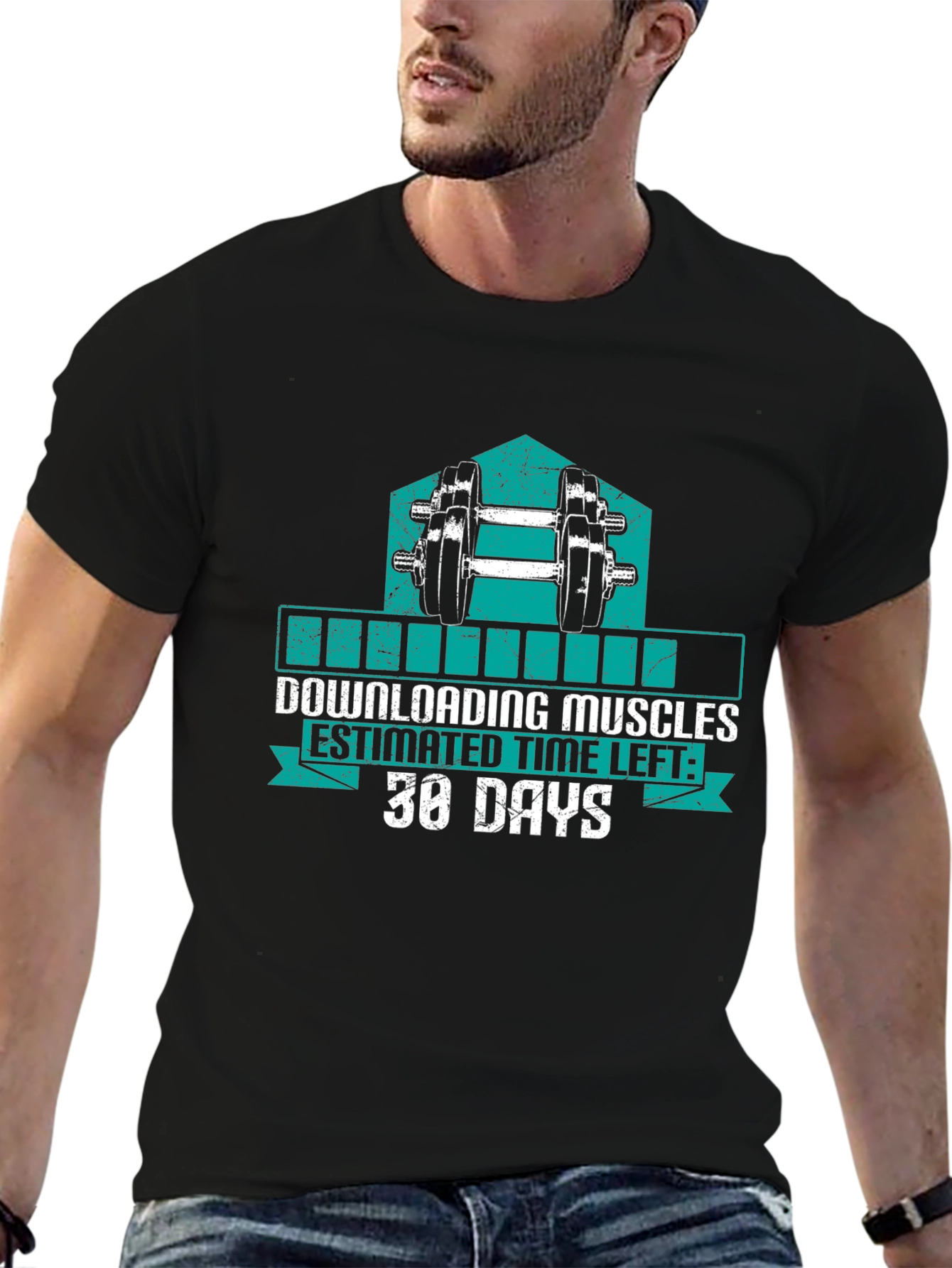 Downloading Muscles T-Shirt - 30 Days