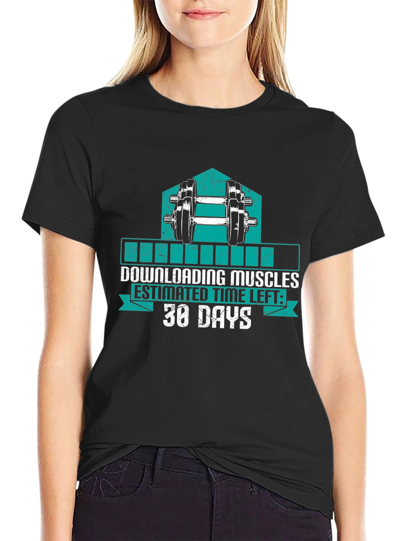 Downloading Muscles T-Shirt - 30 Days