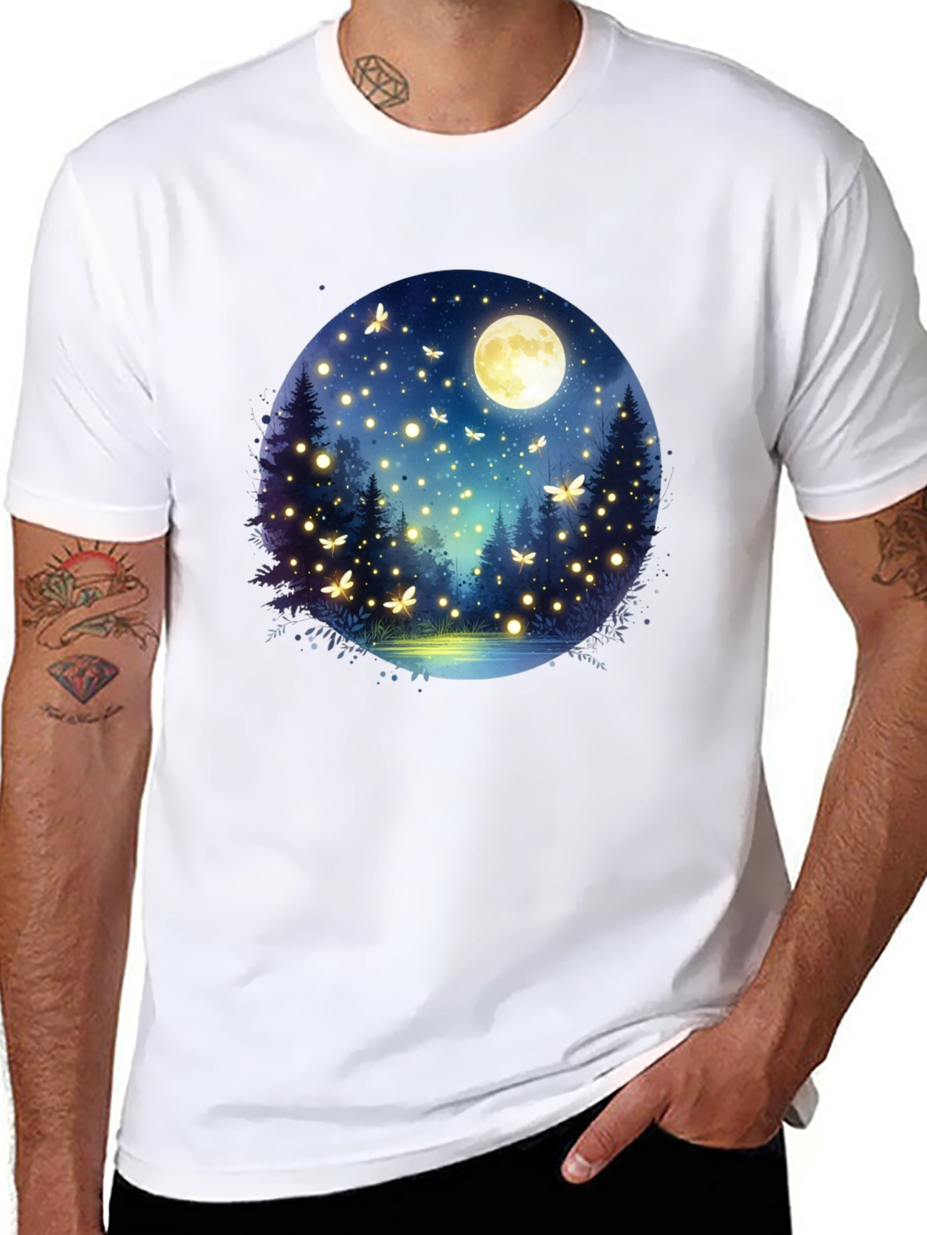 Enchanted Forest Moon T-Shirt