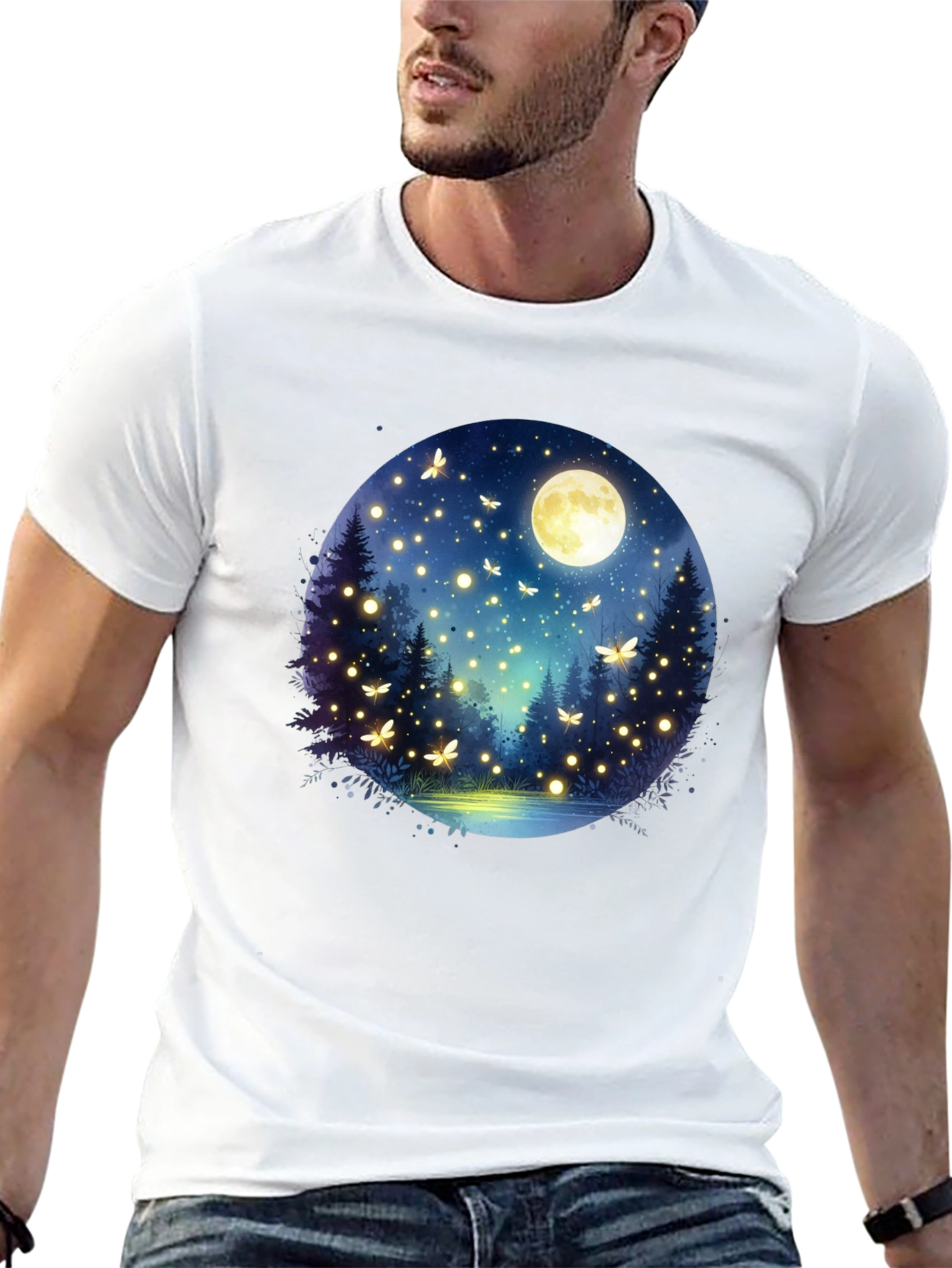 Enchanted Forest Moon T-Shirt