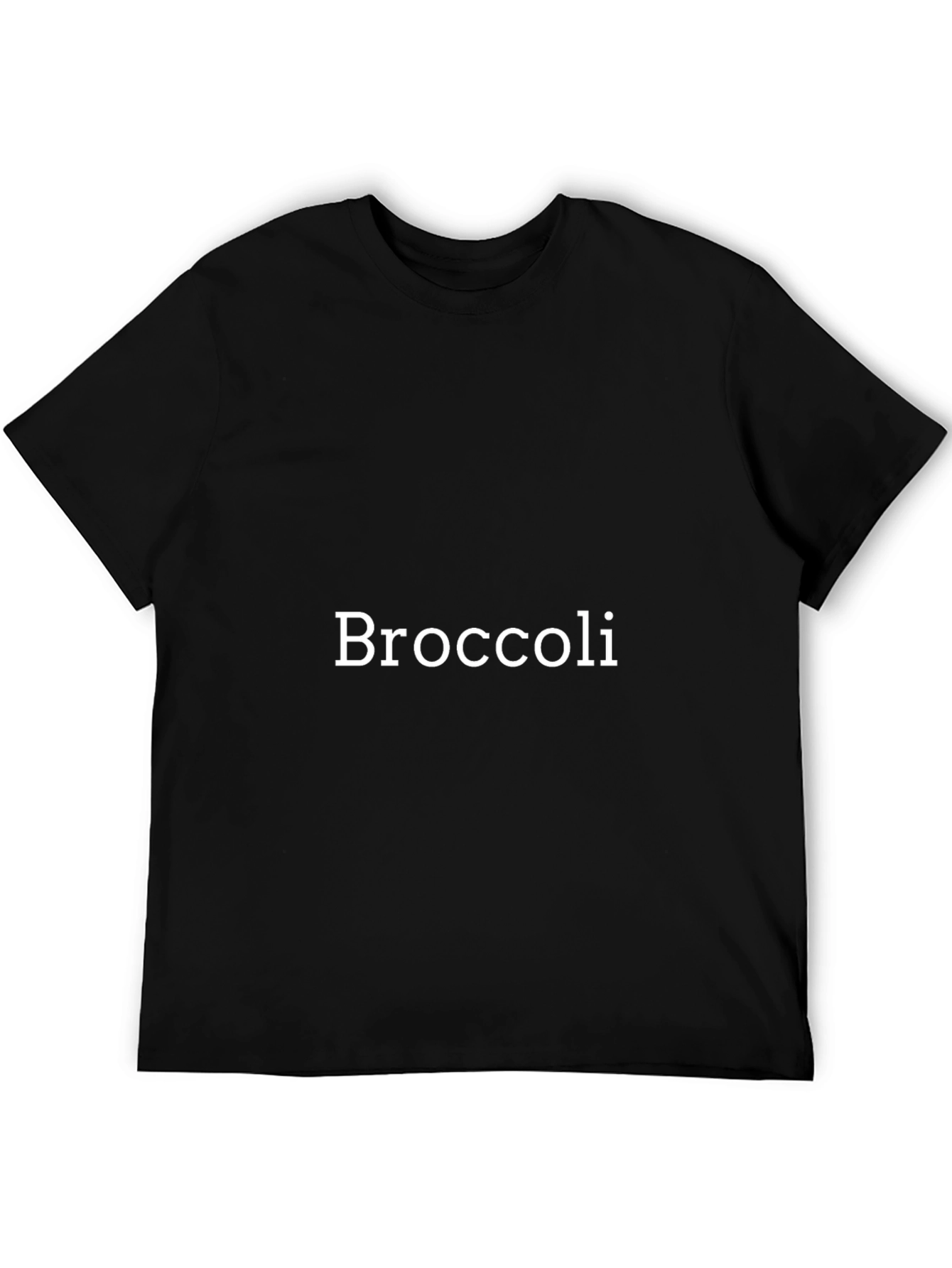 Broccoli T-Shirt - Black Cotton Tee