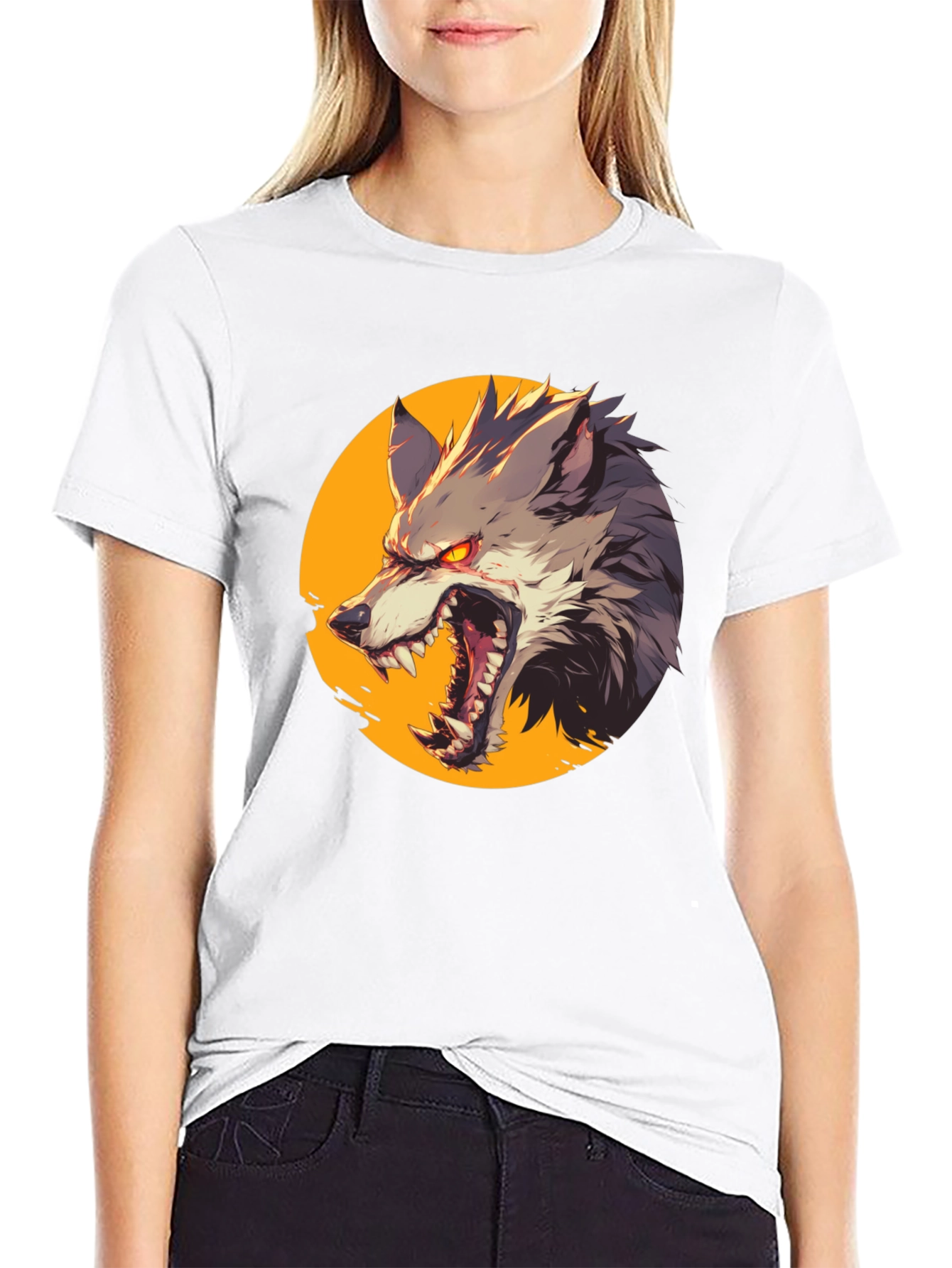 Black Wolf Graphic Tee