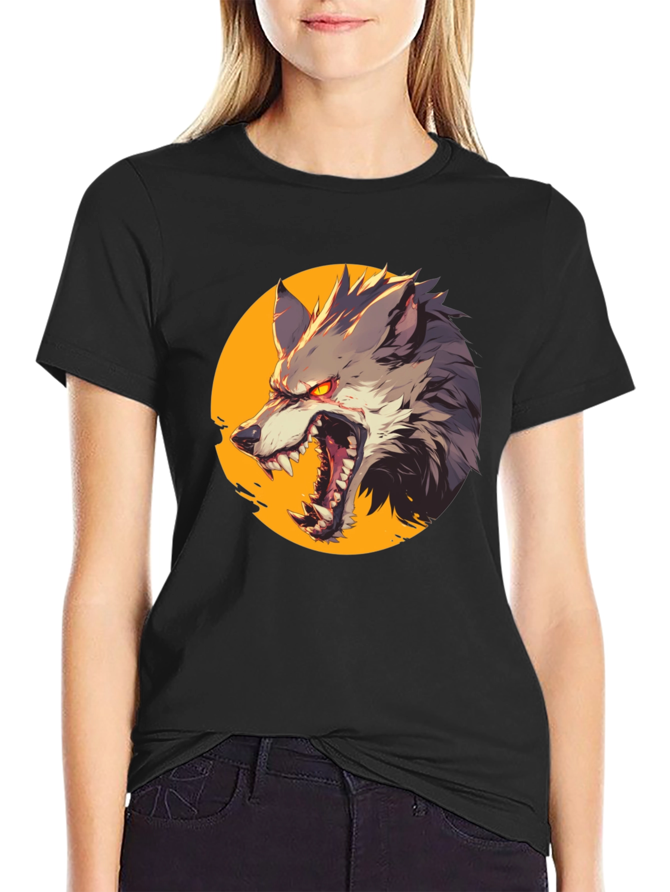 Black Wolf Graphic Tee