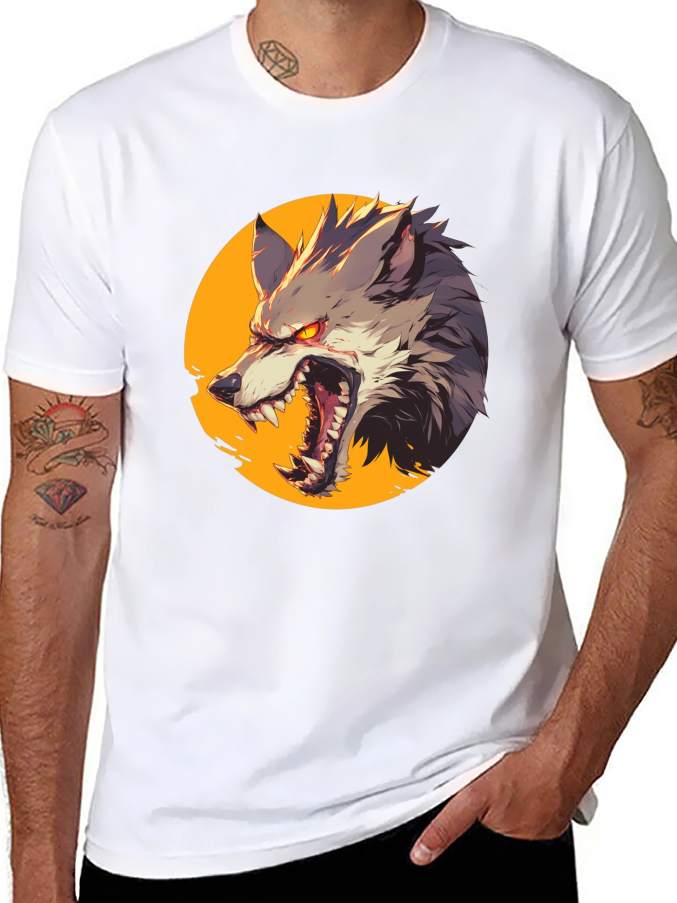 Black Wolf Graphic Tee