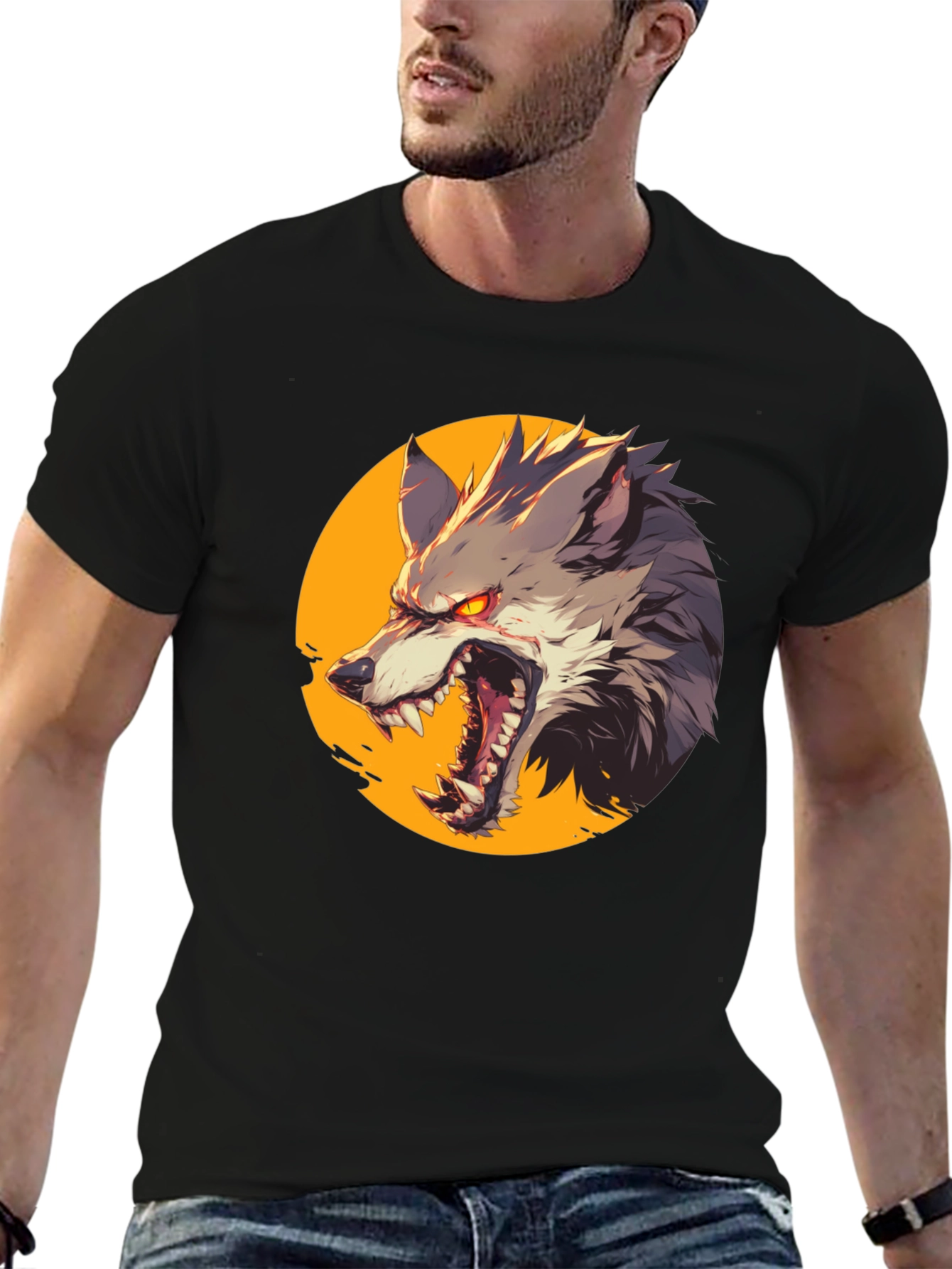Black Wolf Graphic Tee
