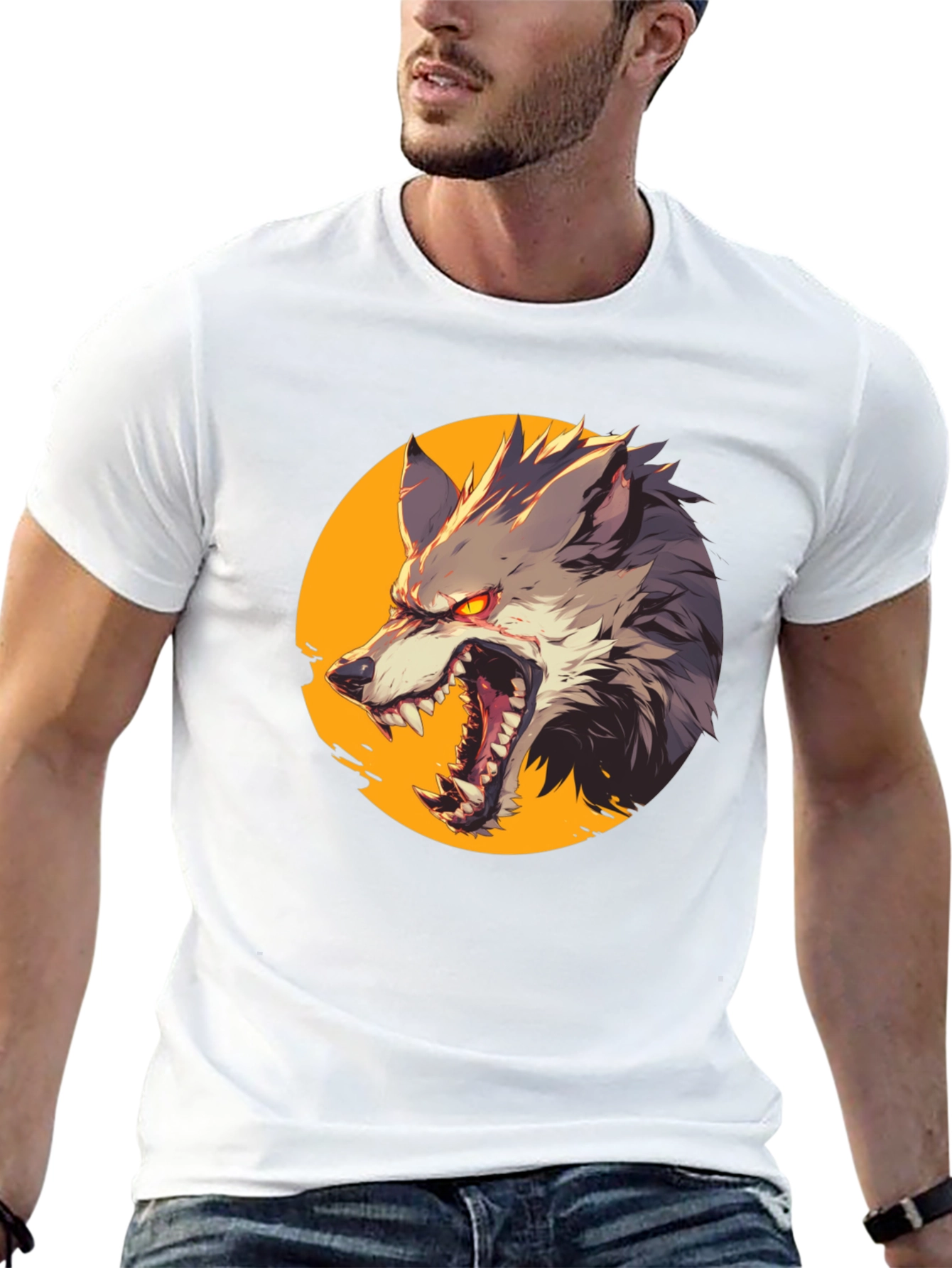 Black Wolf Graphic Tee