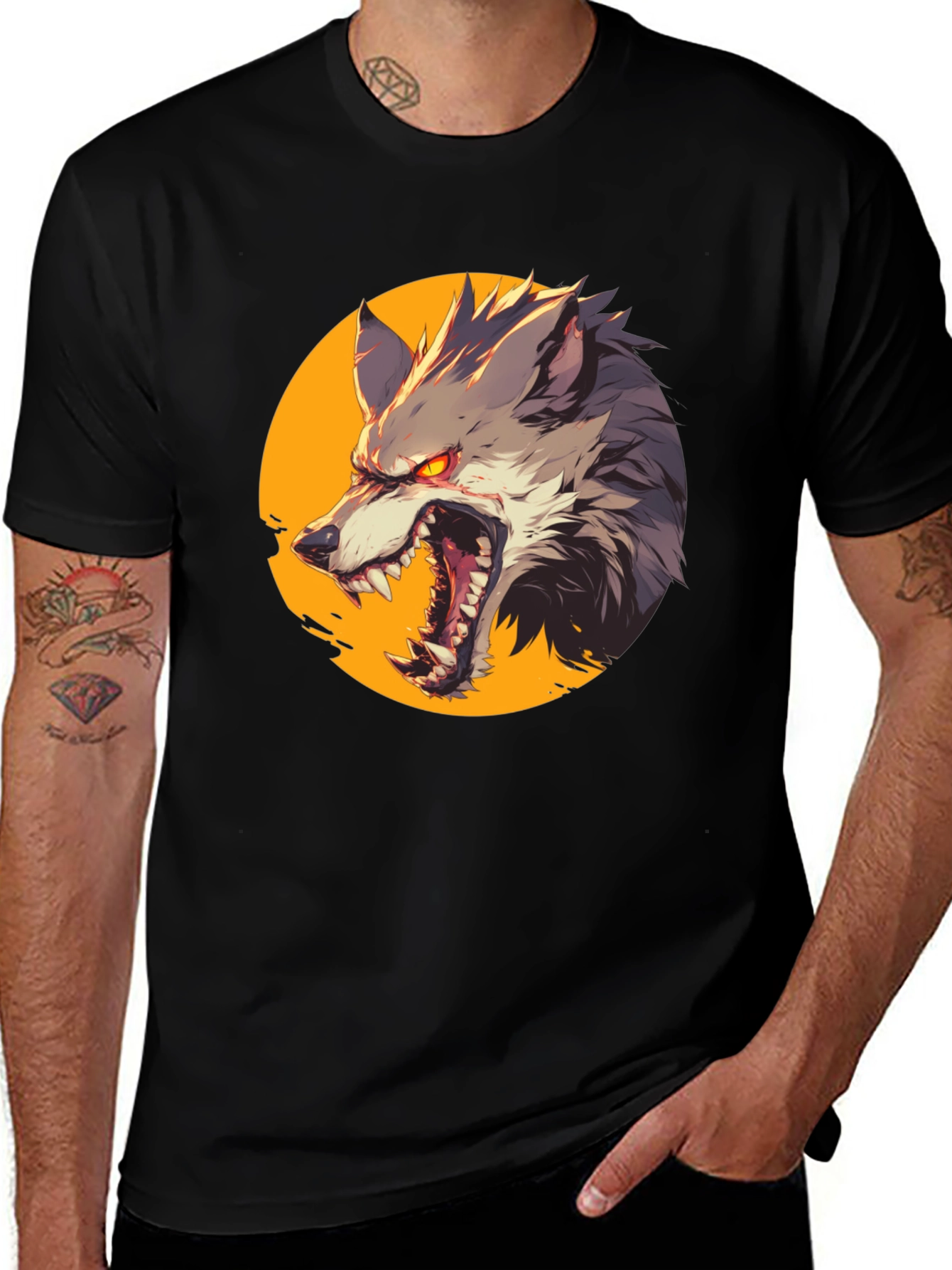 Black Wolf Graphic Tee
