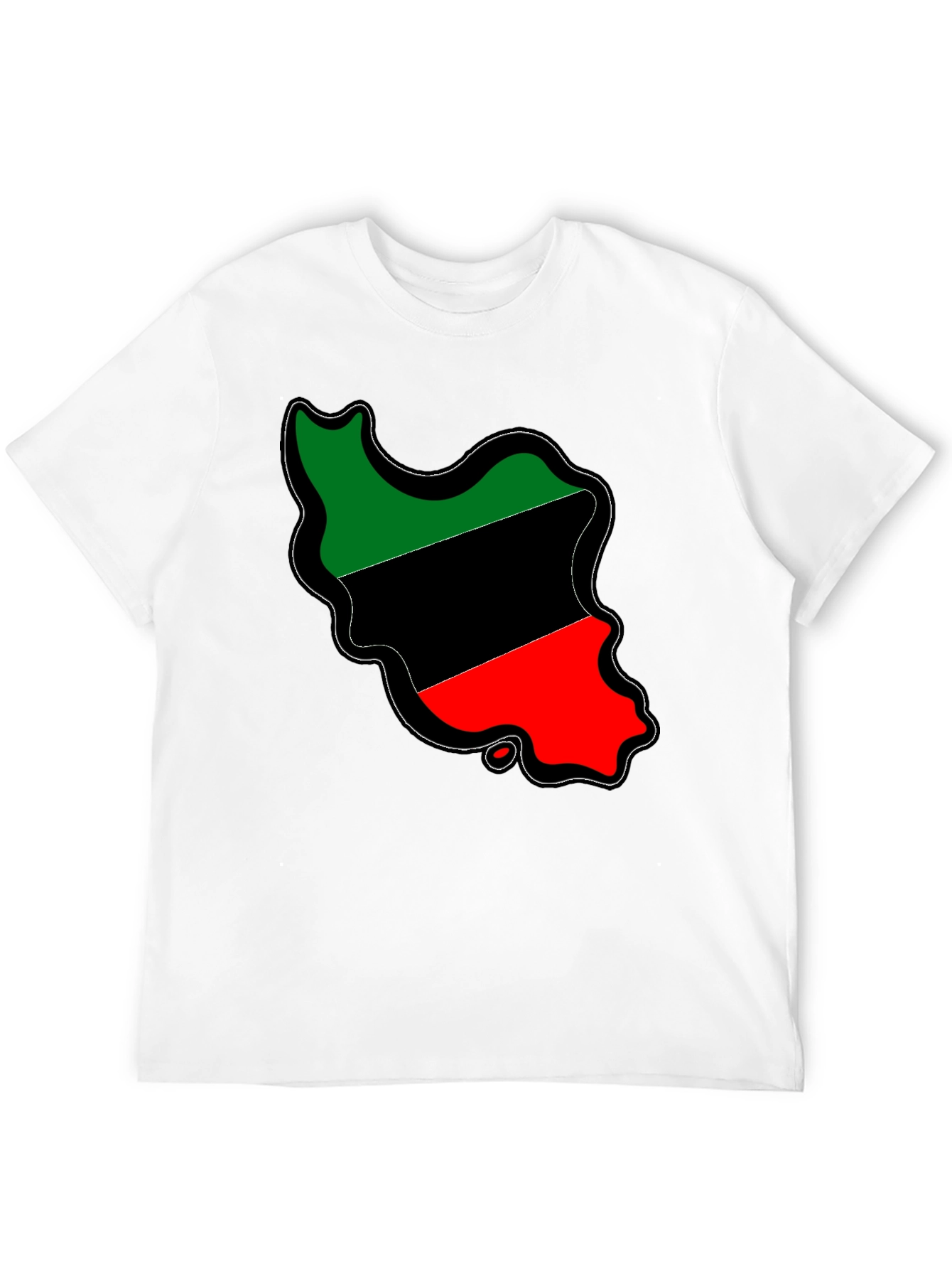 Iran Map Flag T-Shirt