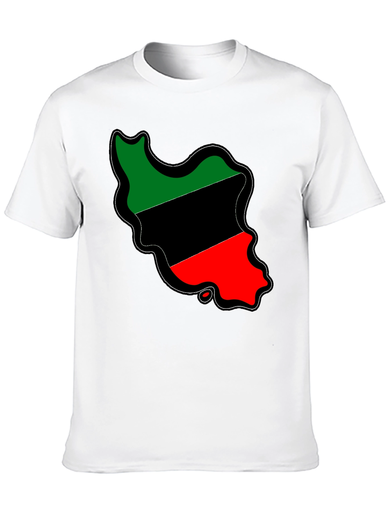 Iran Map Flag T-Shirt