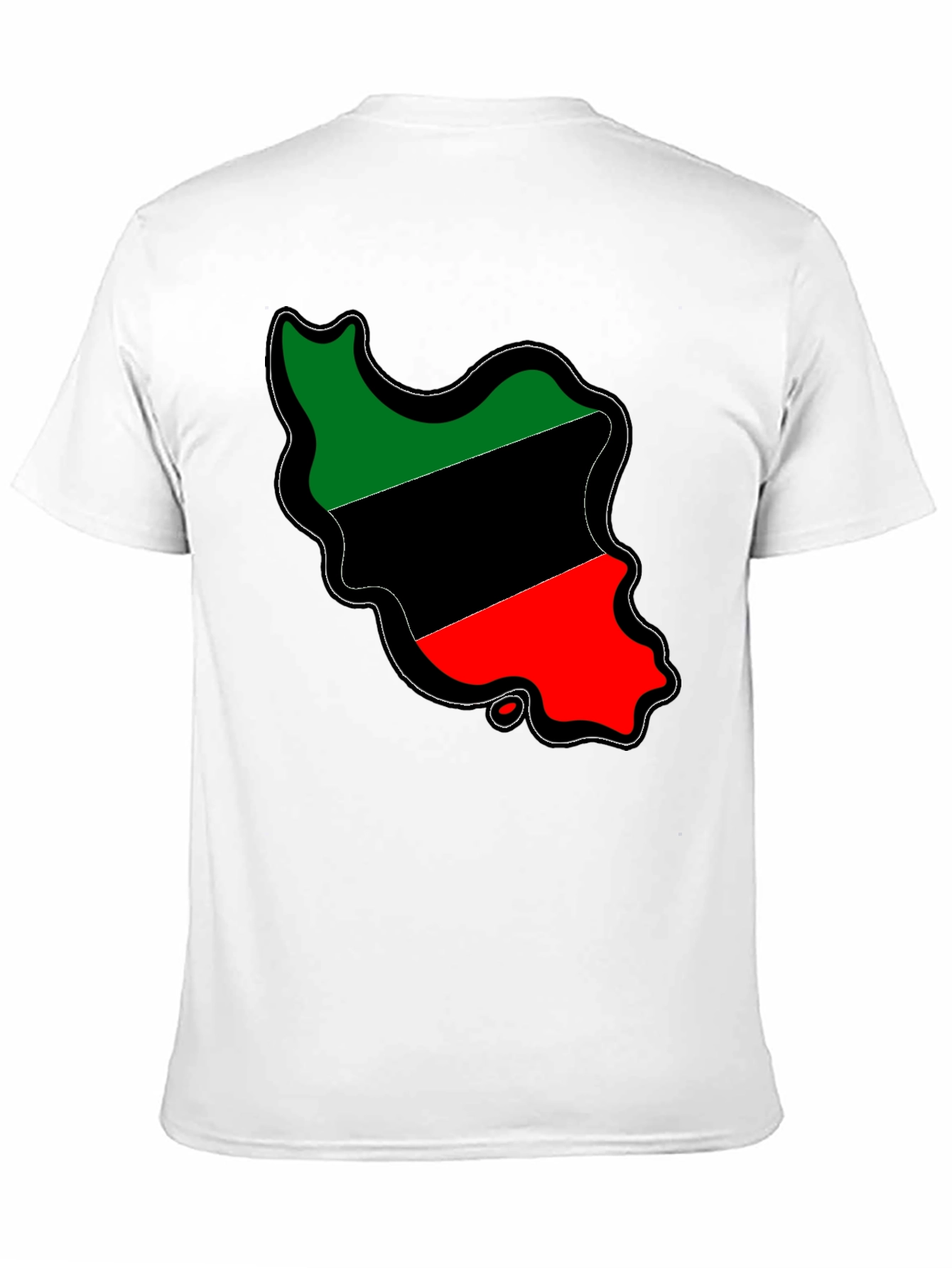 Iran Map Flag T-Shirt