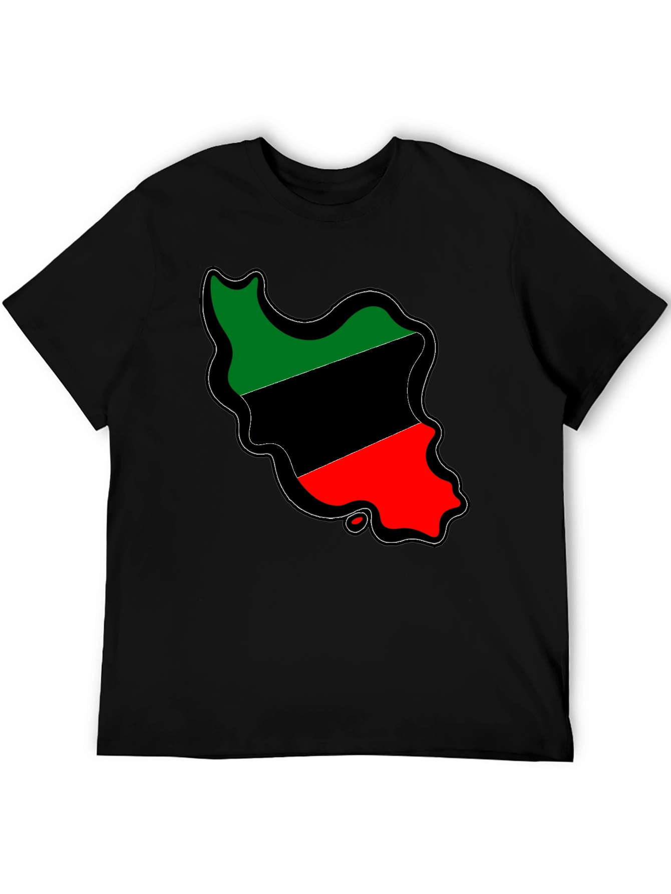 Iran Map Flag T-Shirt