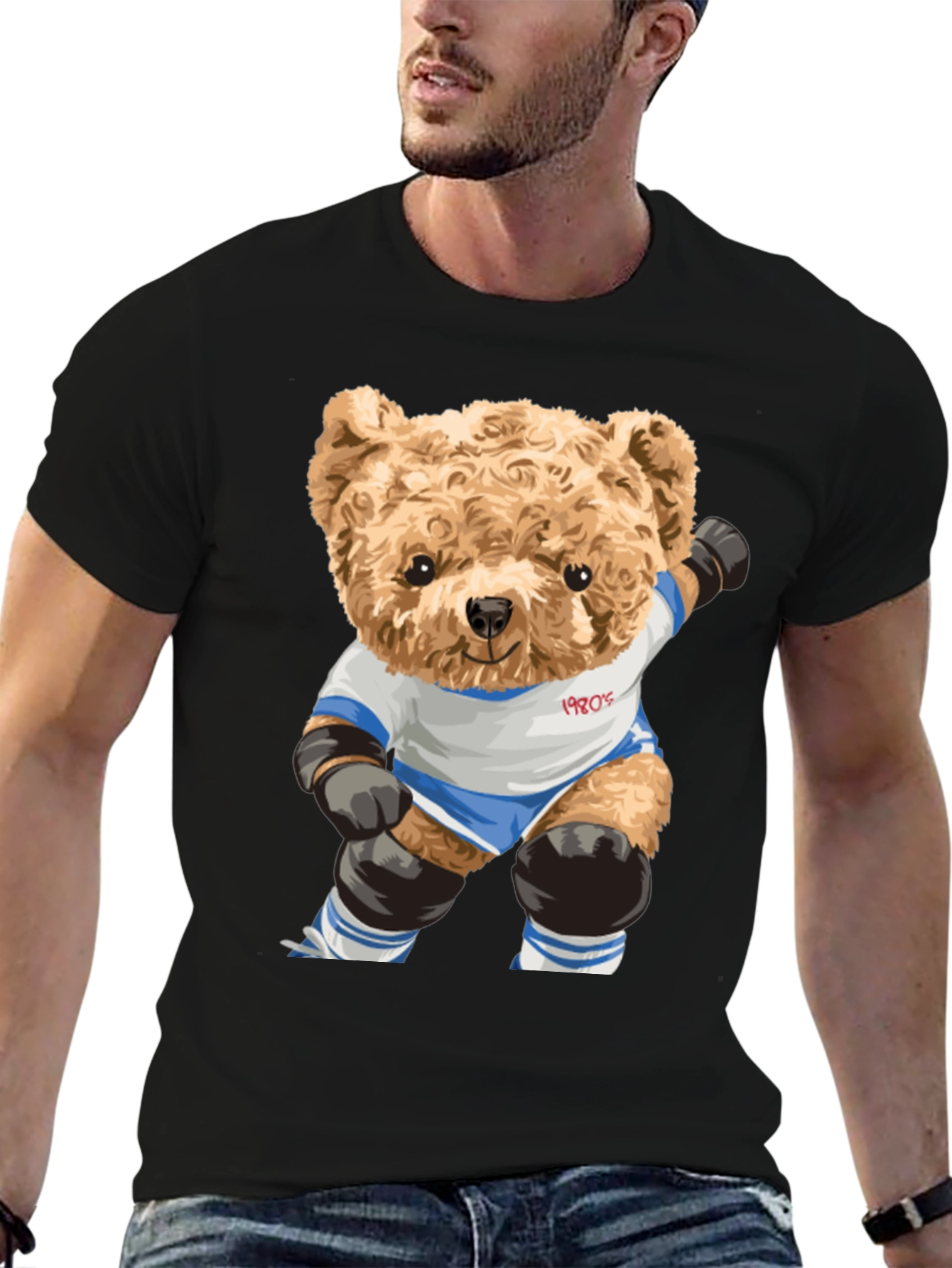 Retro Roller Bear T-Shirt