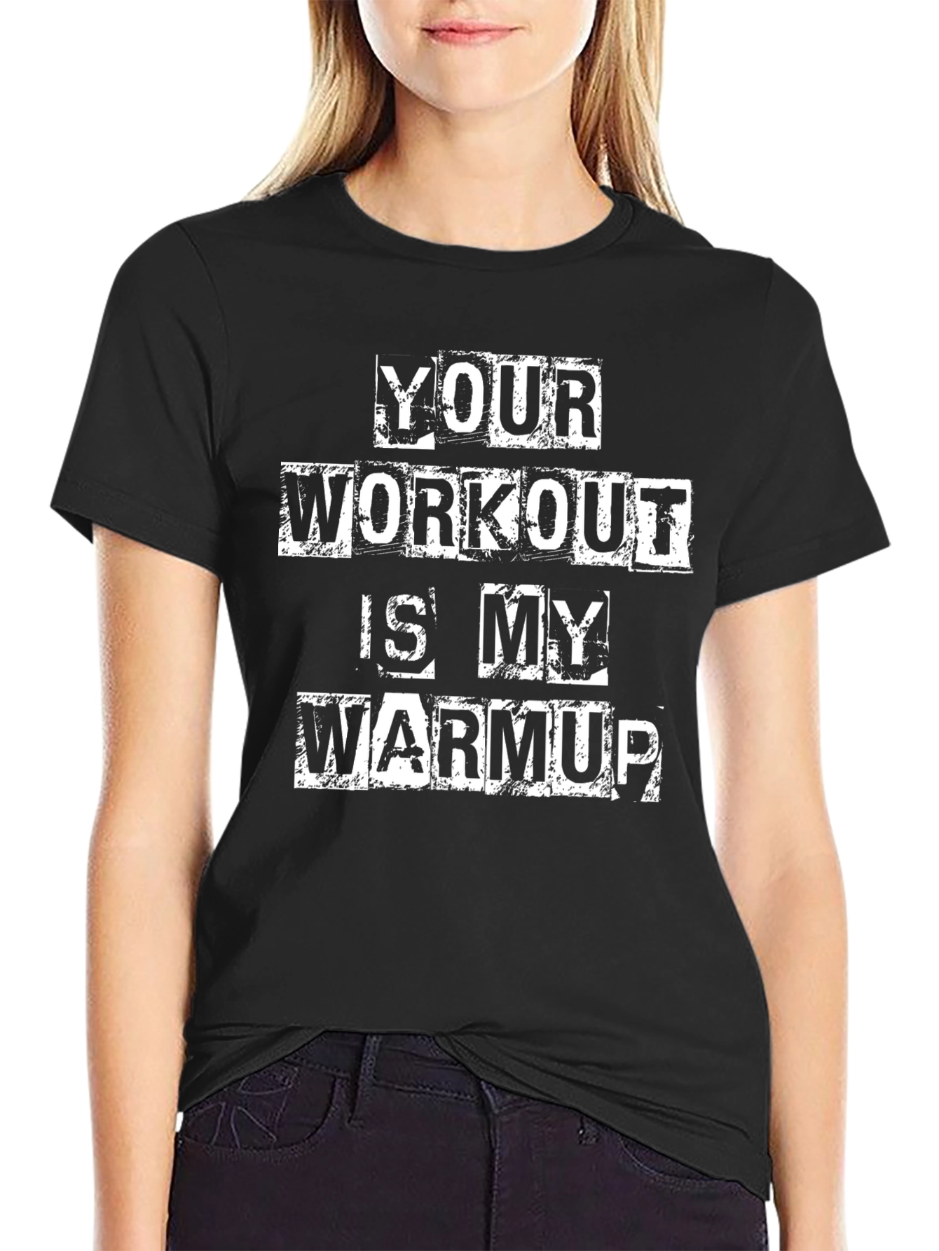 Workout Warmup T-Shirt - Gym Motivation