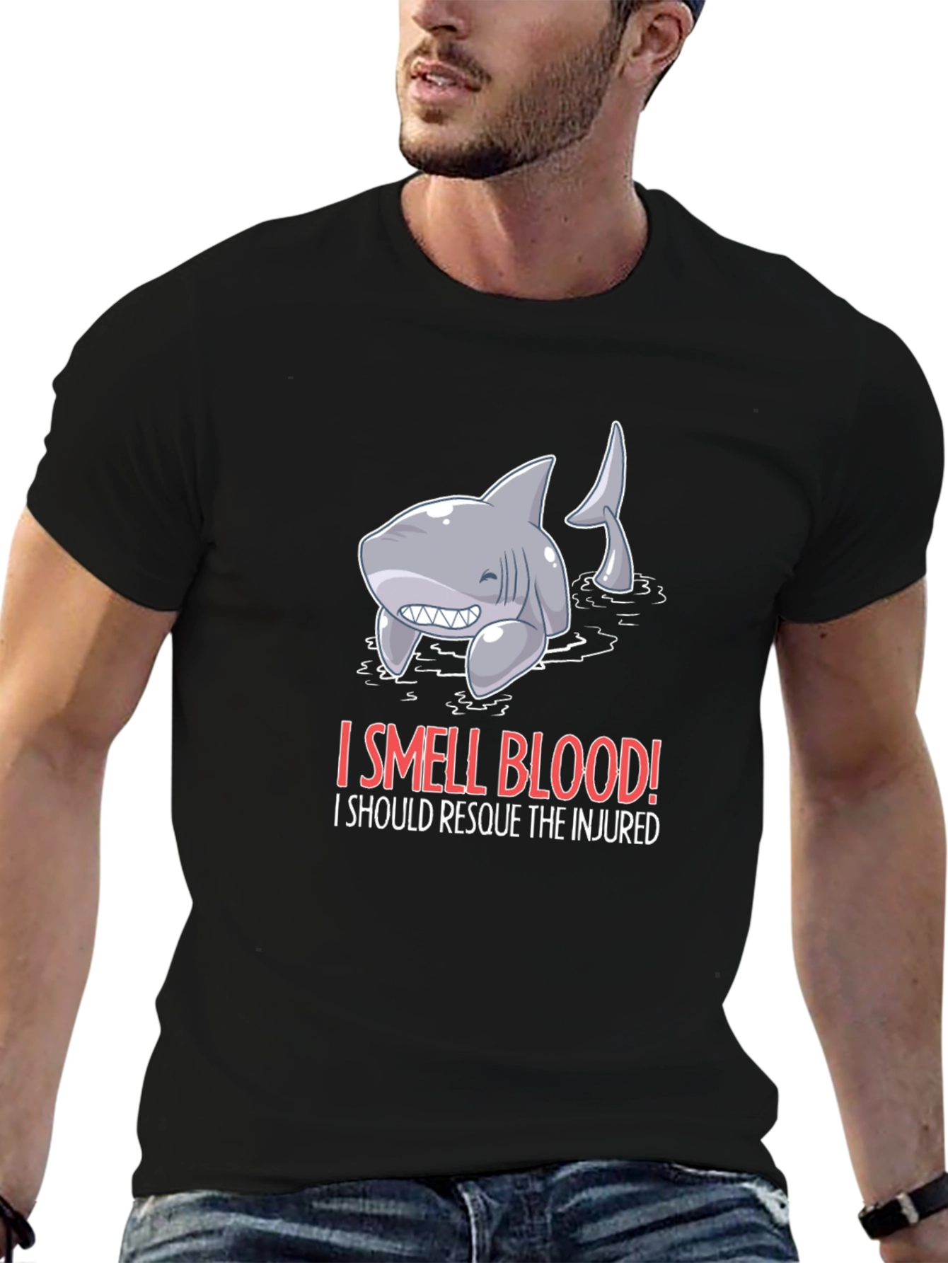 Funny Shark Rescue T-Shirt