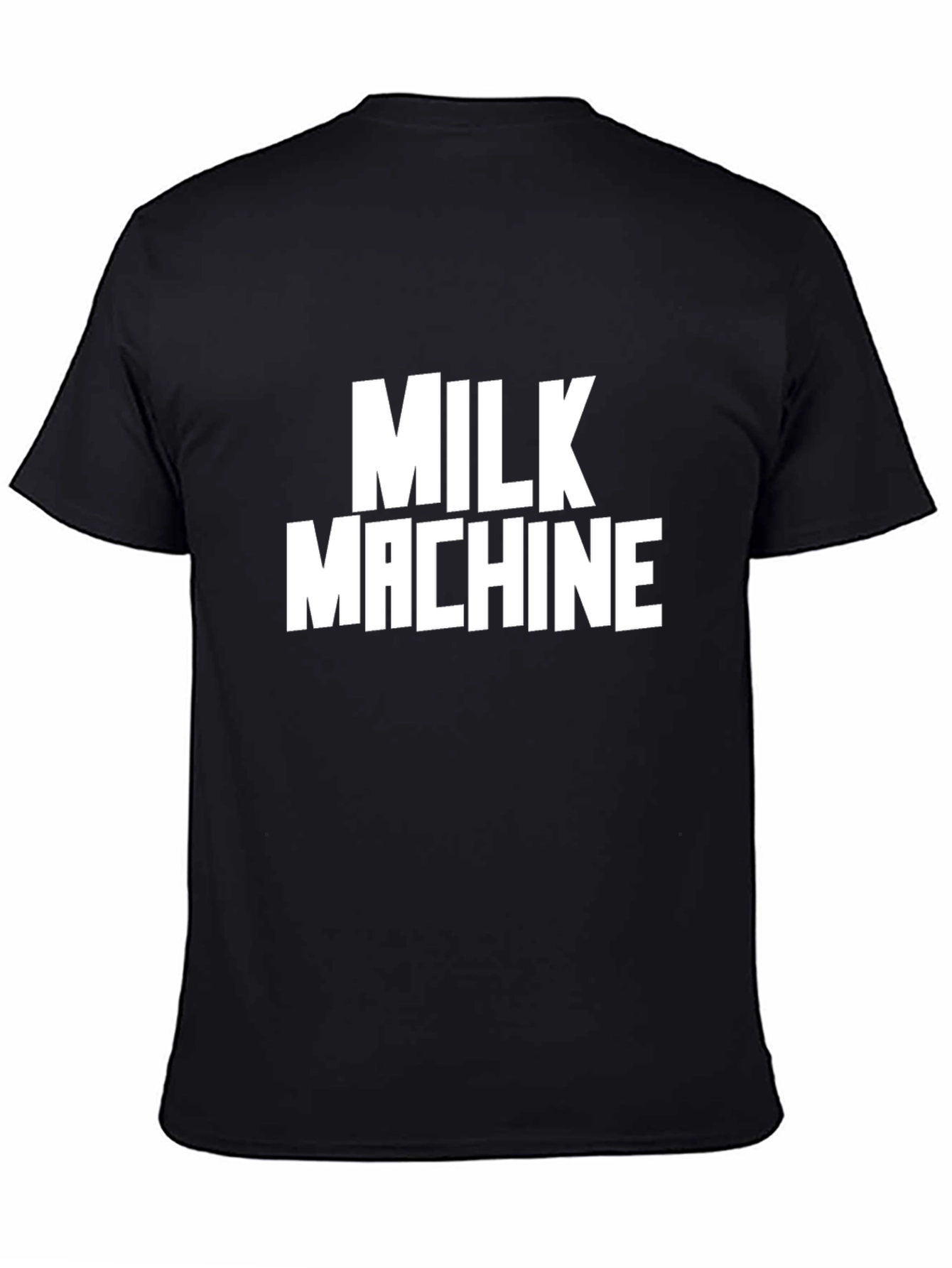 Milk Machine Graphic Tee - Black Cotton T-Shirt