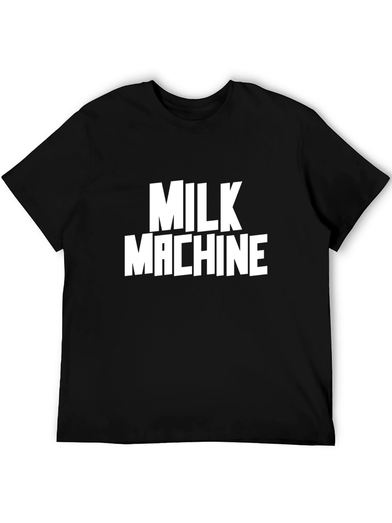 Milk Machine Graphic Tee - Black Cotton T-Shirt