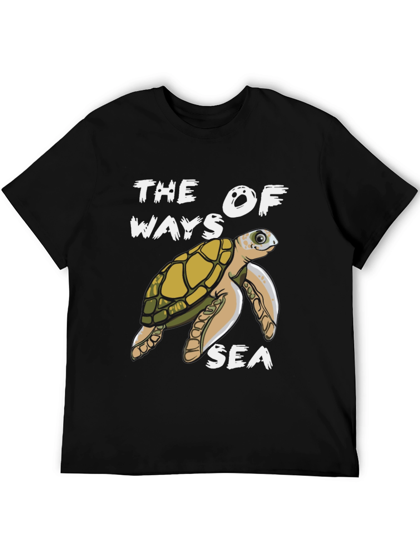Sea Turtle Graphic T-Shirt: The Ways of the Sea
