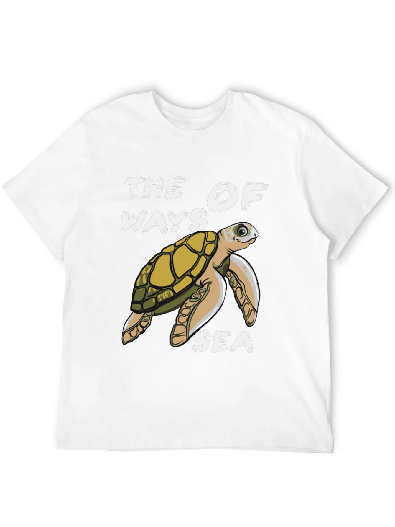 Sea Turtle Graphic T-Shirt: The Ways of the Sea