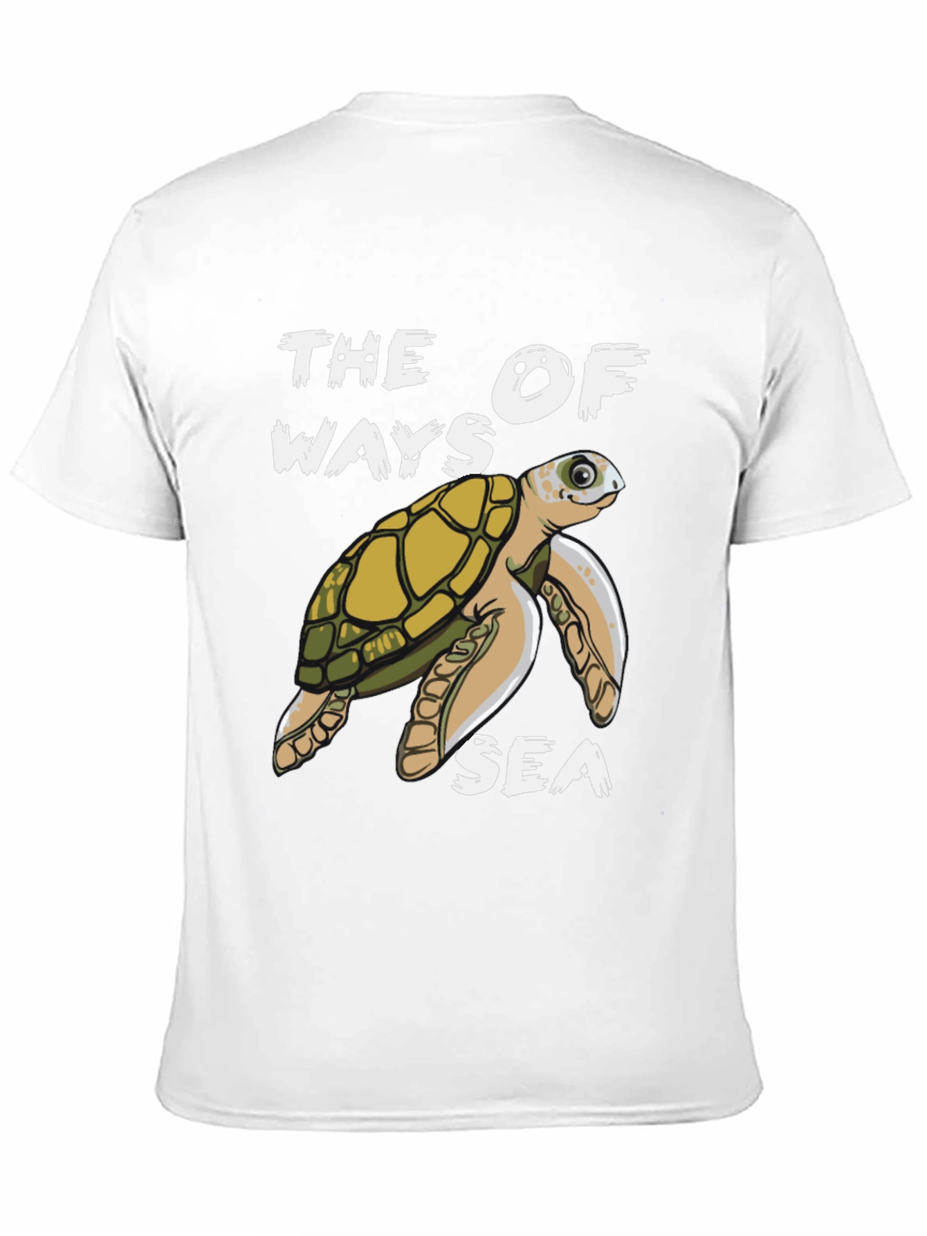 Sea Turtle Graphic T-Shirt: The Ways of the Sea
