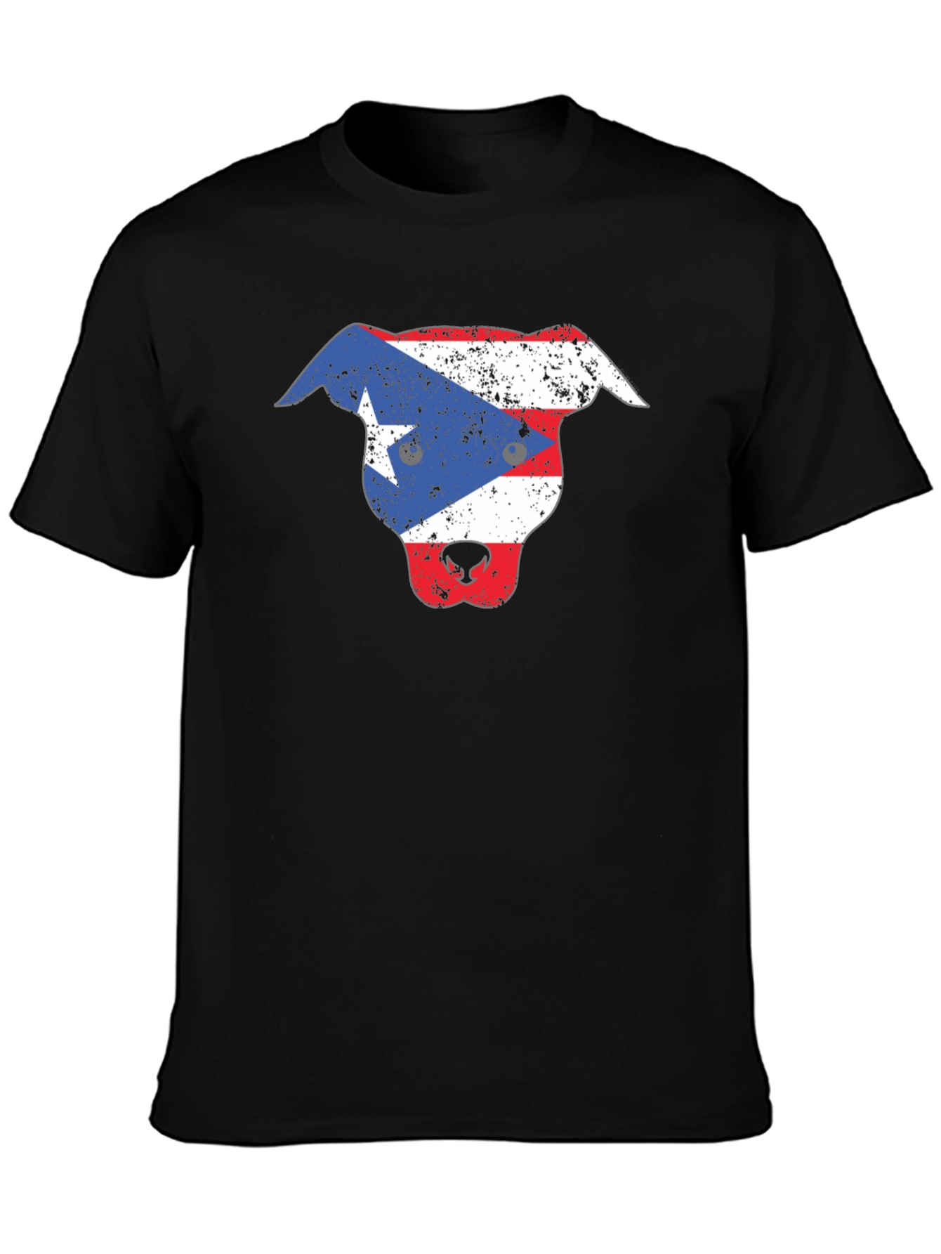 Puerto Rico Flag Dog T-Shirt
