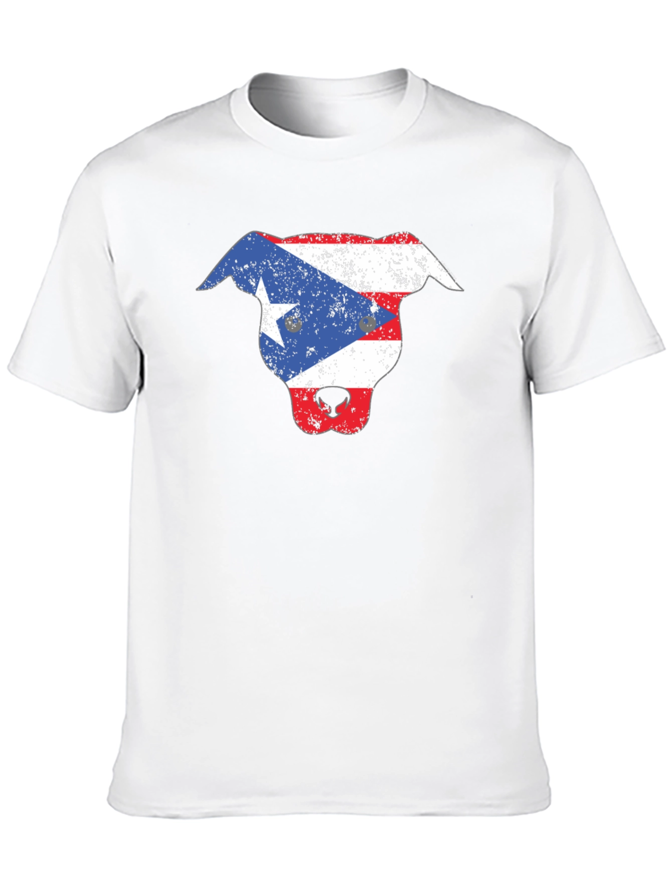 Puerto Rico Flag Dog T-Shirt
