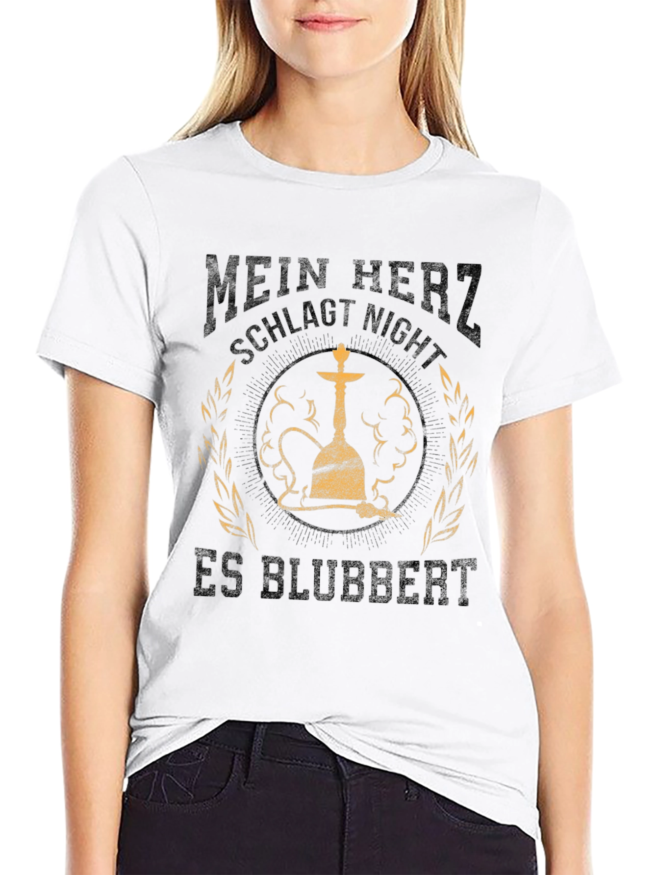 Hookah Lover Graphic Tee - Mein Herz Schlagt Nicht