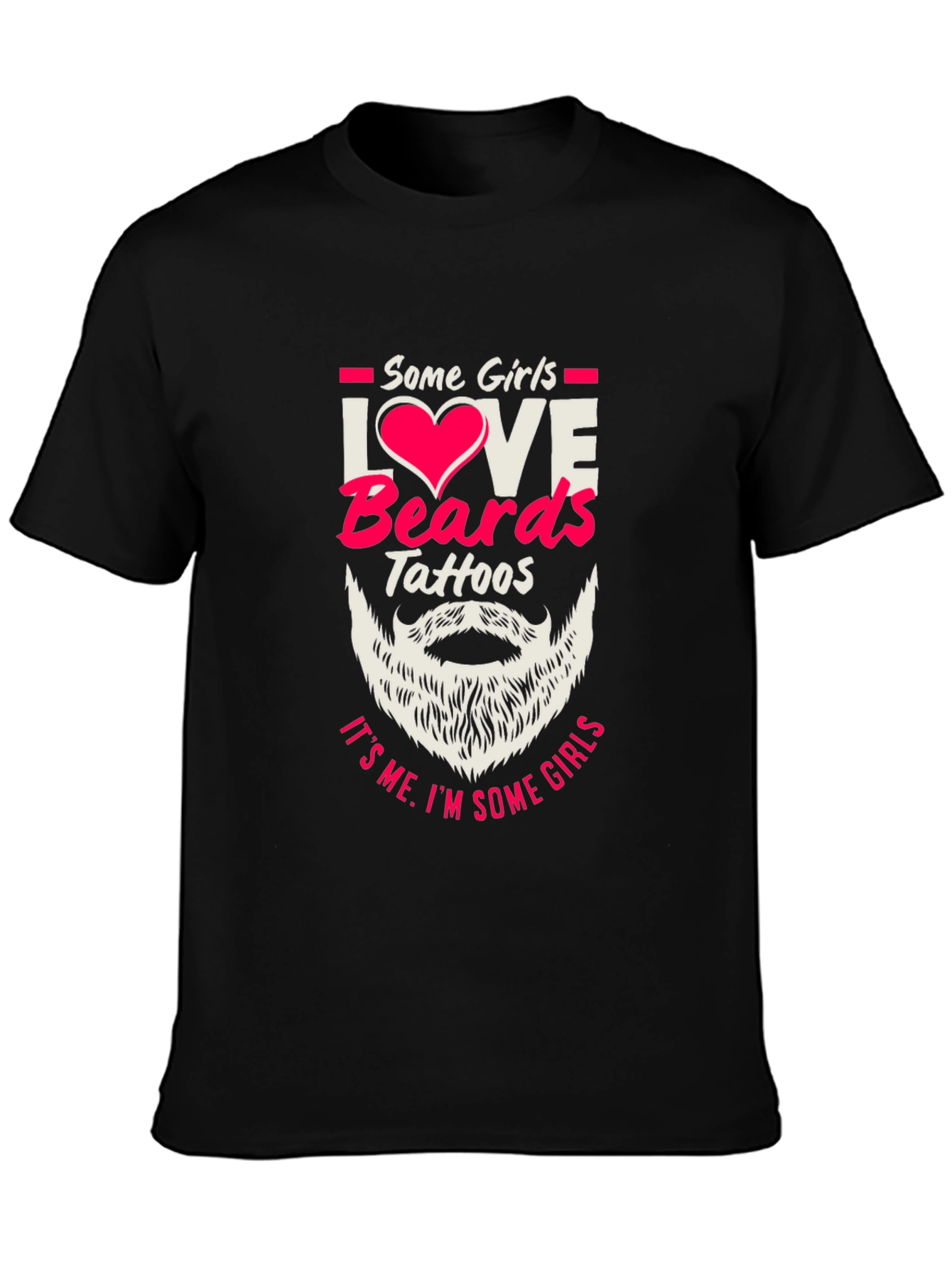 Beards & Tattoos Graphic T-Shirt - Love It!