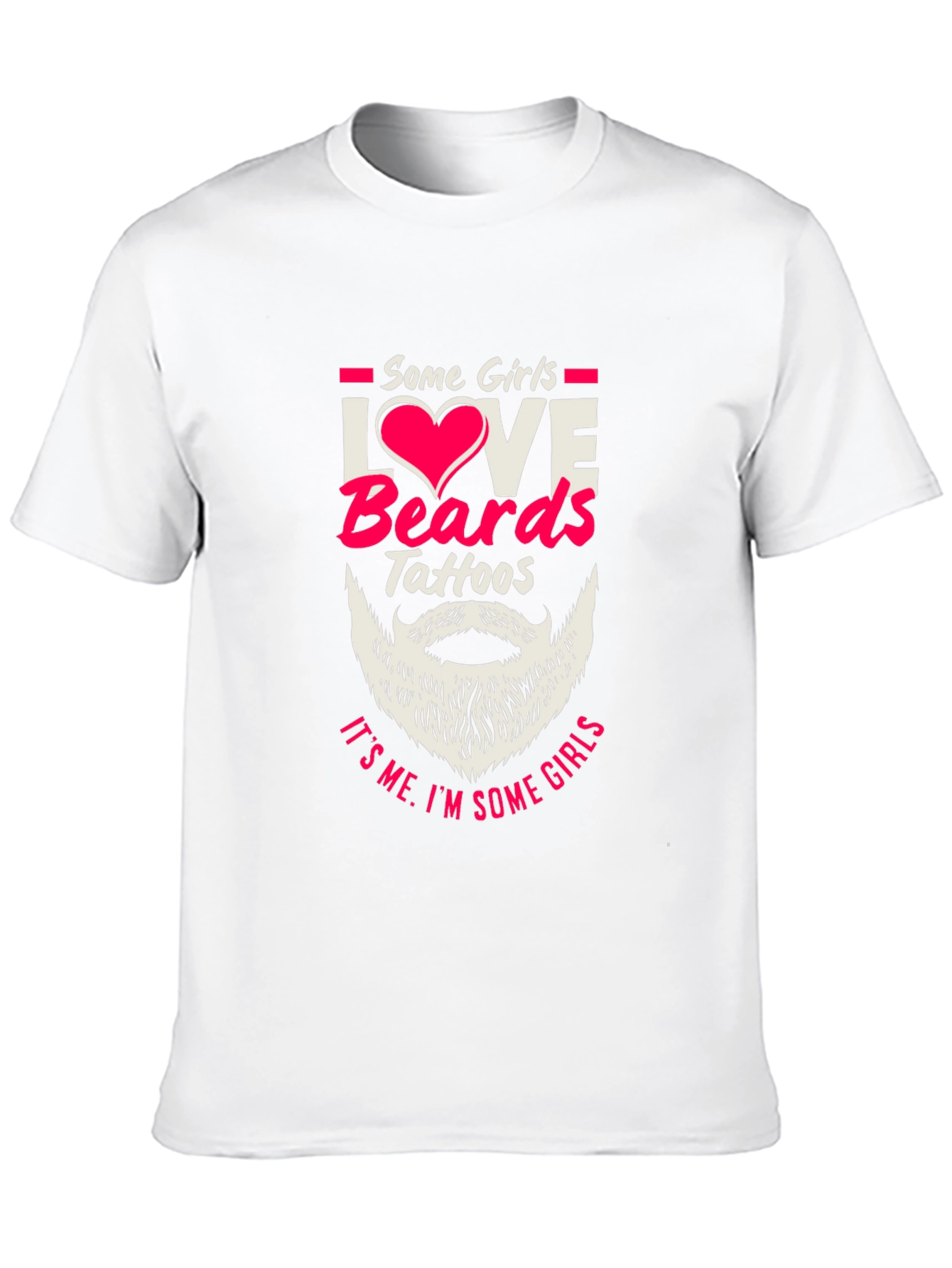 Beards & Tattoos Graphic T-Shirt - Love It!