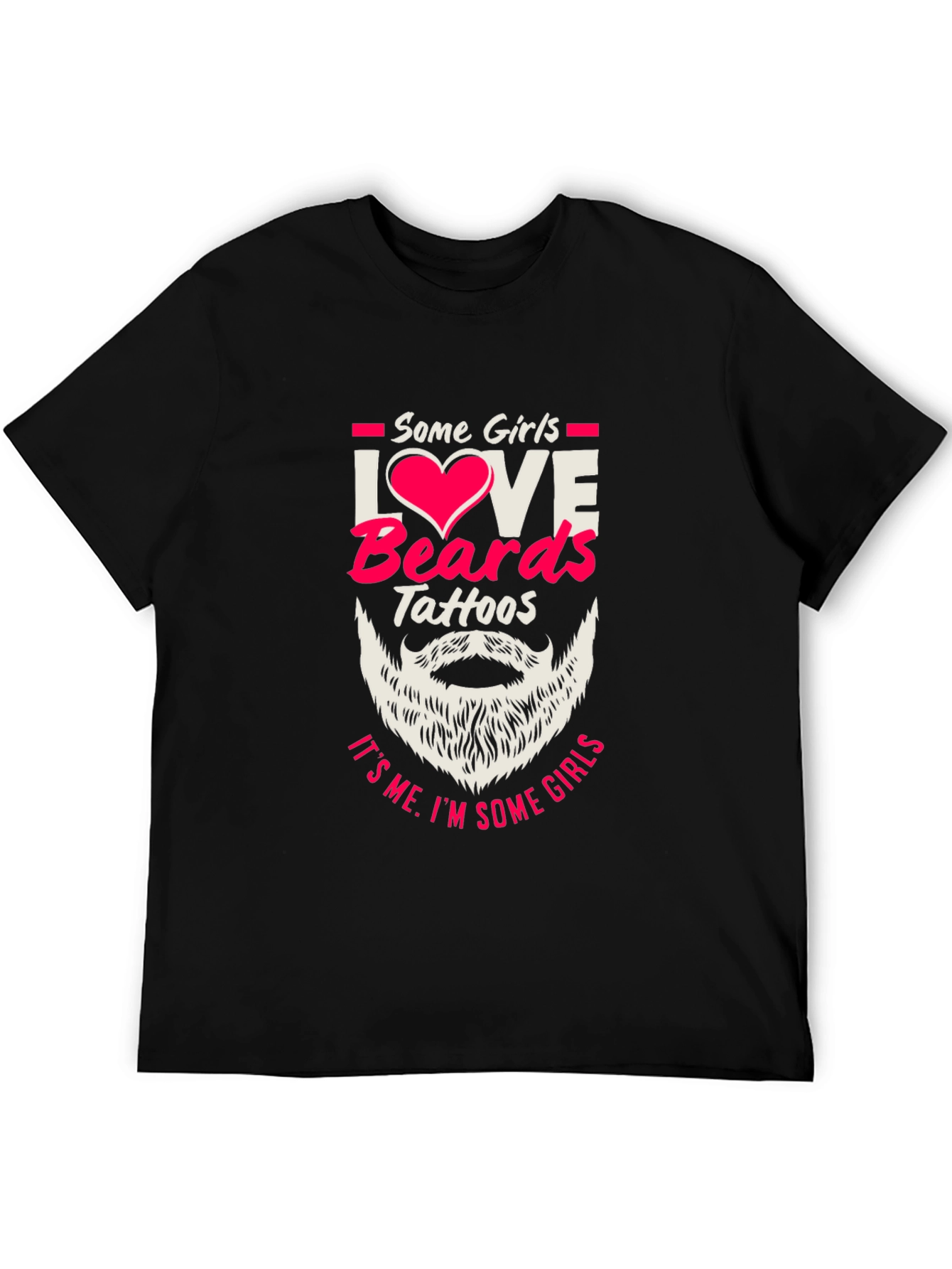 Beards & Tattoos Graphic T-Shirt - Love It!