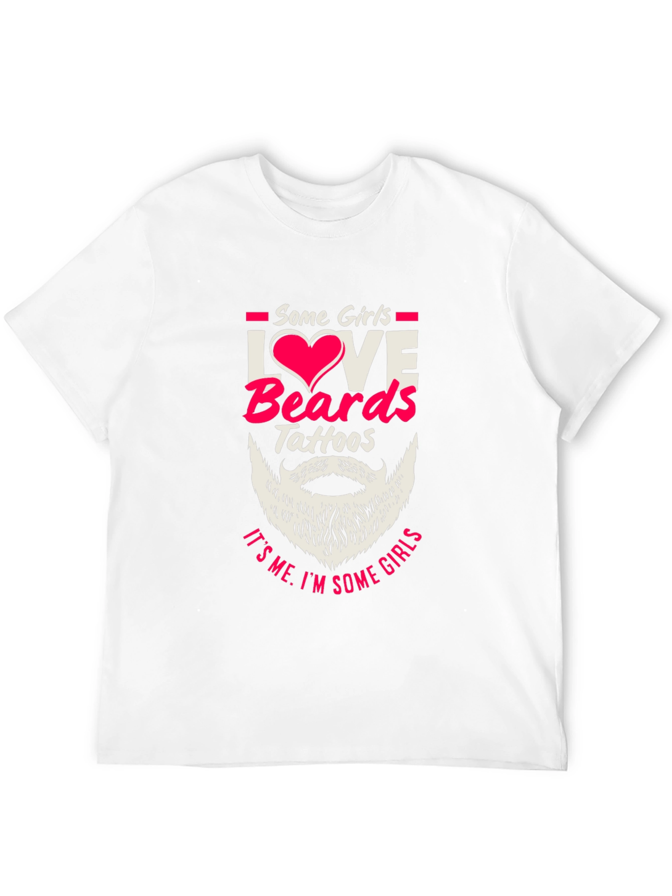 Beards & Tattoos Graphic T-Shirt - Love It!