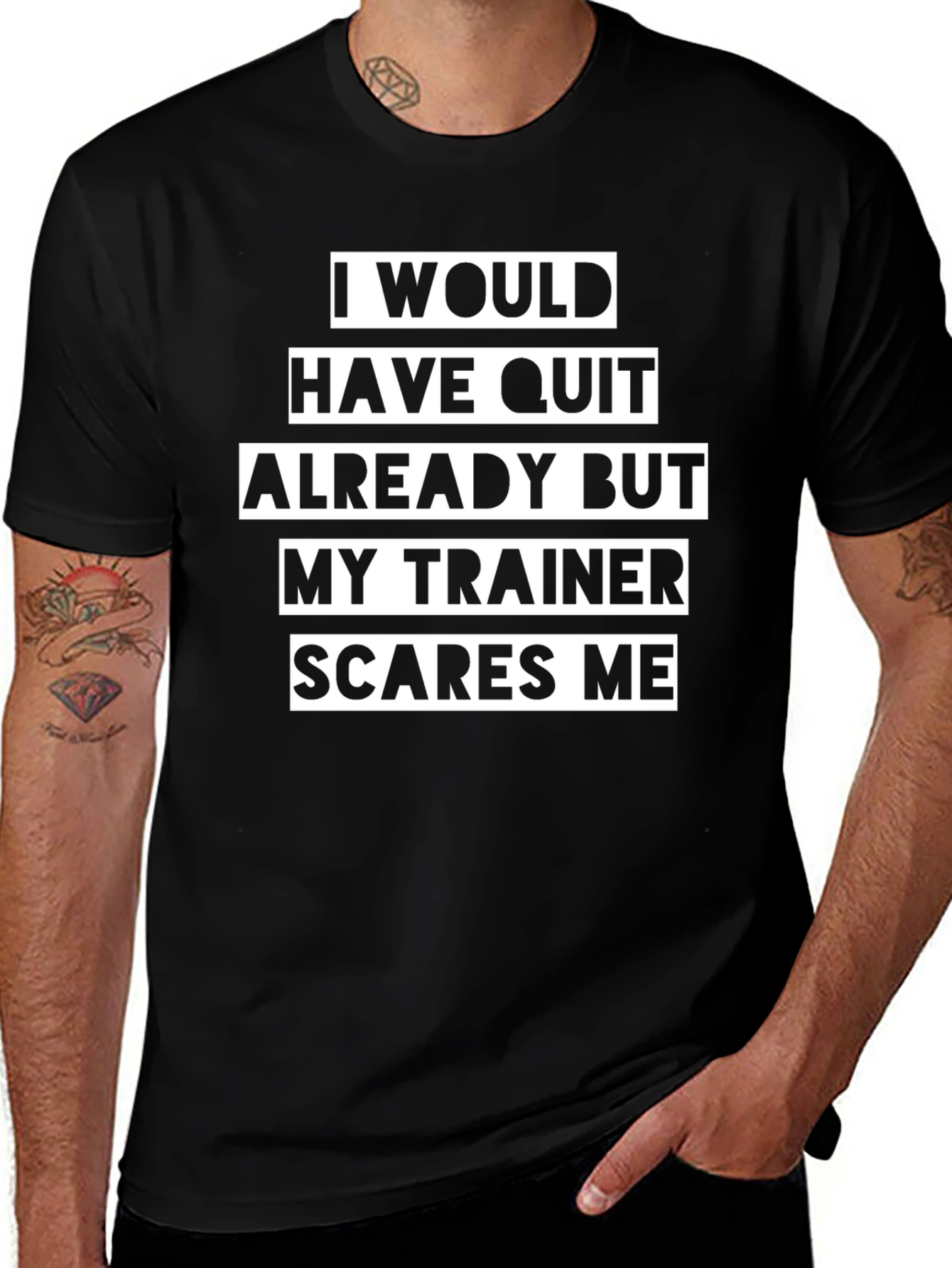 Funny Workout Trainer Mens T-Shirt