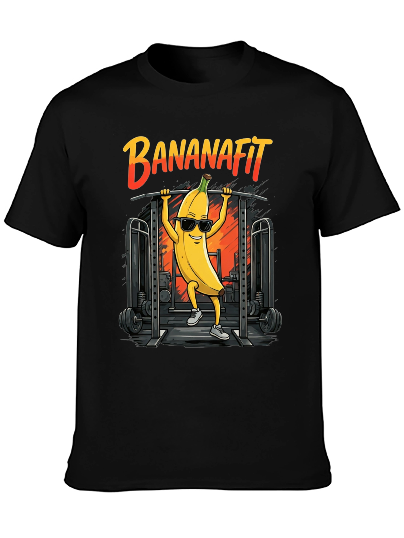 Bananafit Graphic T-Shirt - Workout Banana!