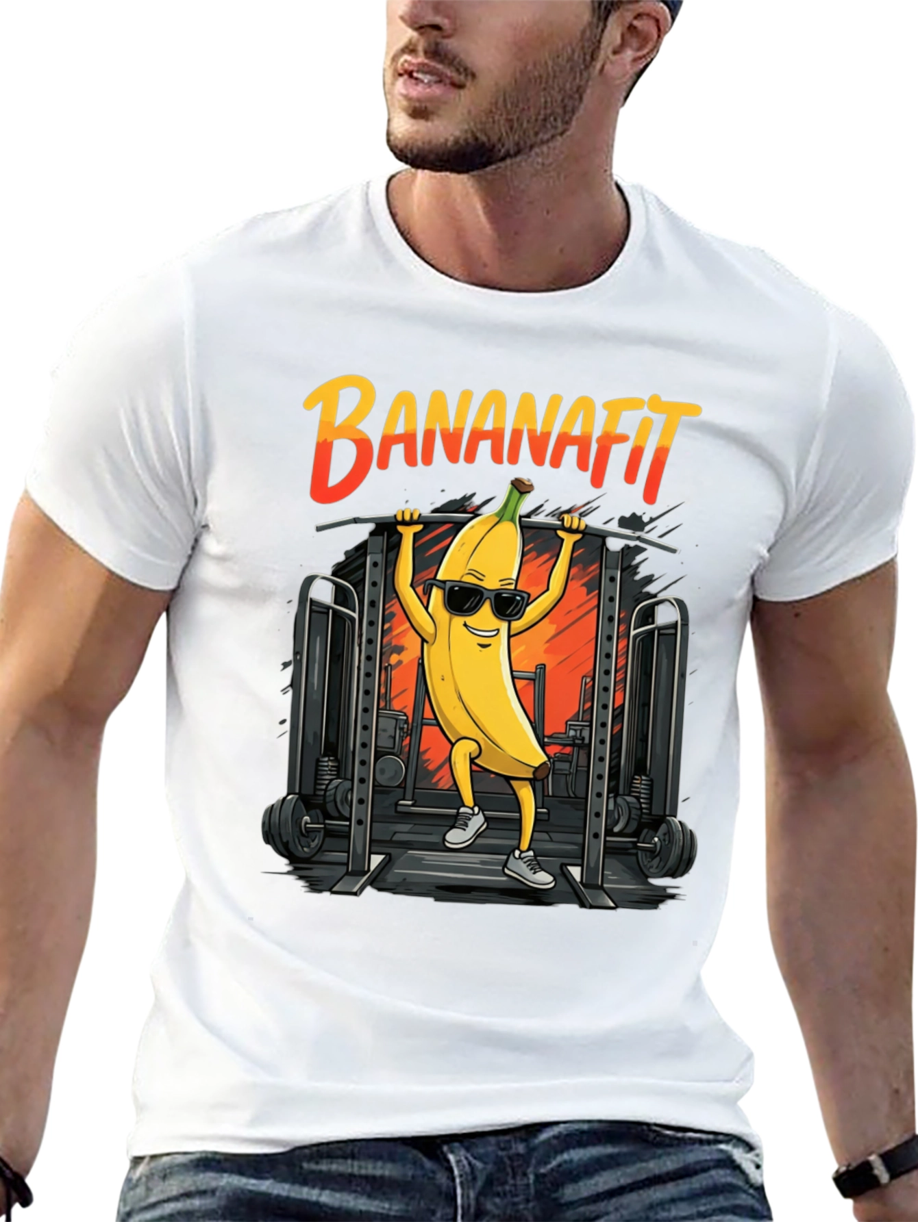 Bananafit Graphic T-Shirt - Workout Banana!