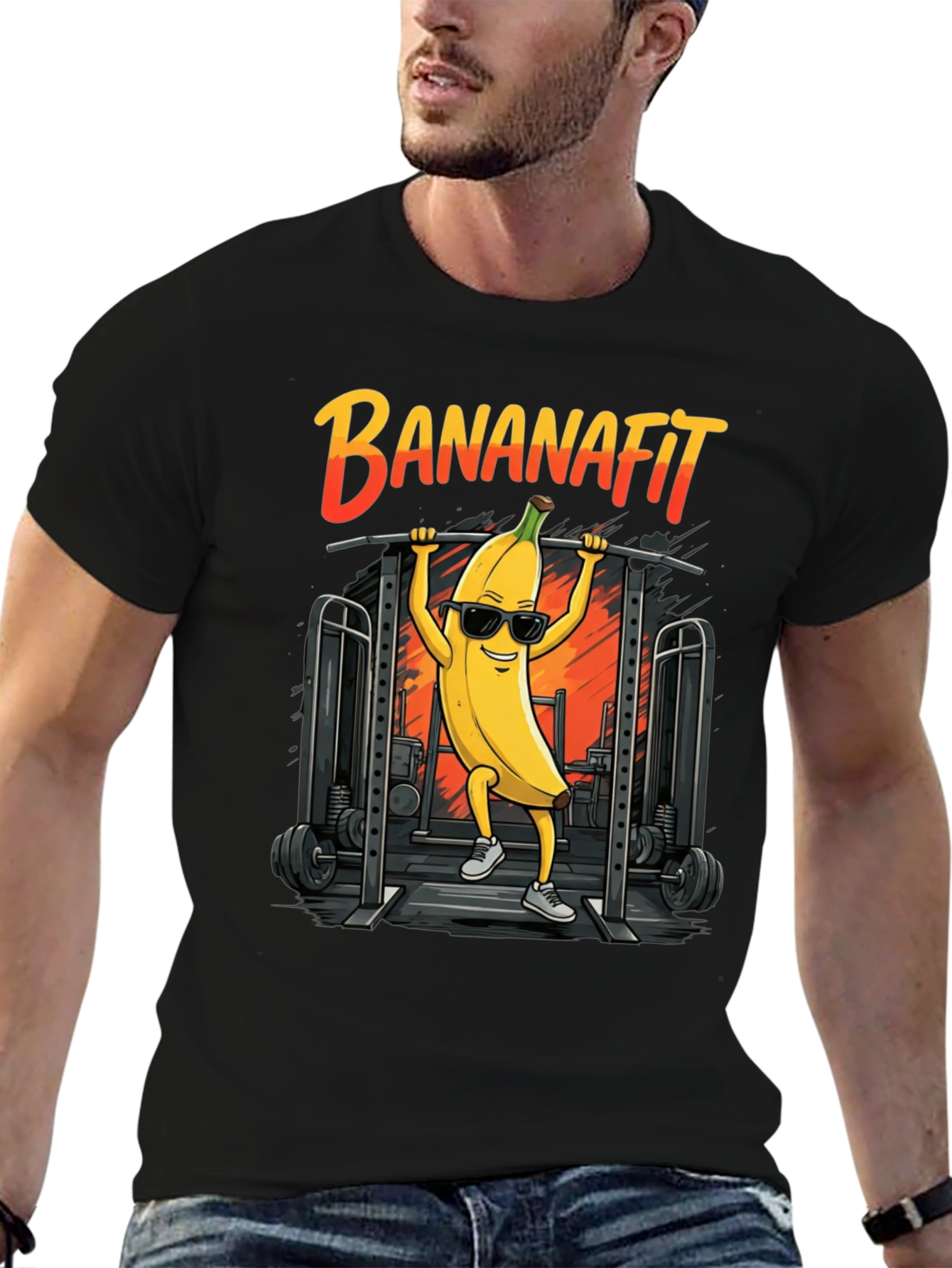 Bananafit Graphic T-Shirt - Workout Banana!
