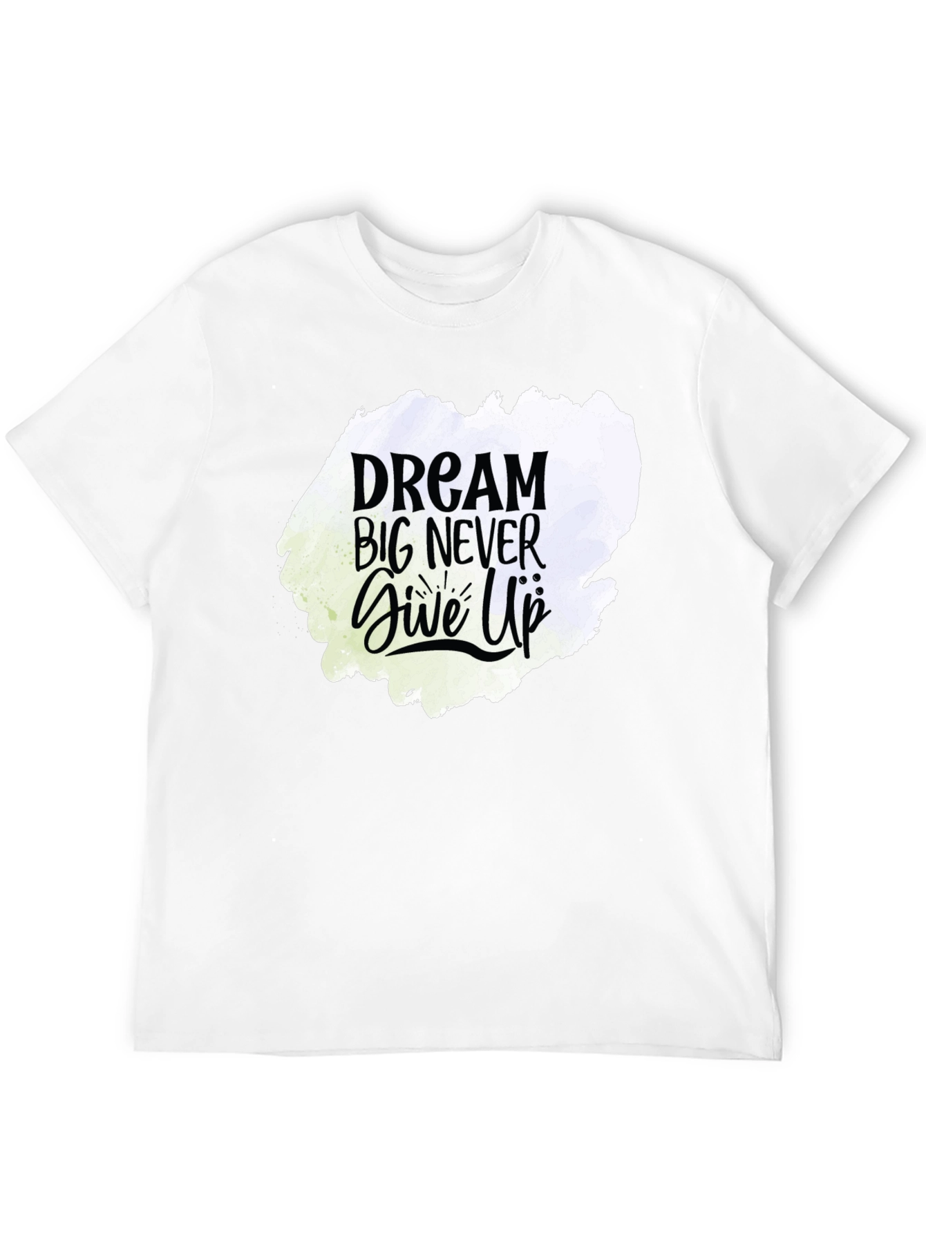 Dream Big Graphic Tee - Motivational Black T-Shirt