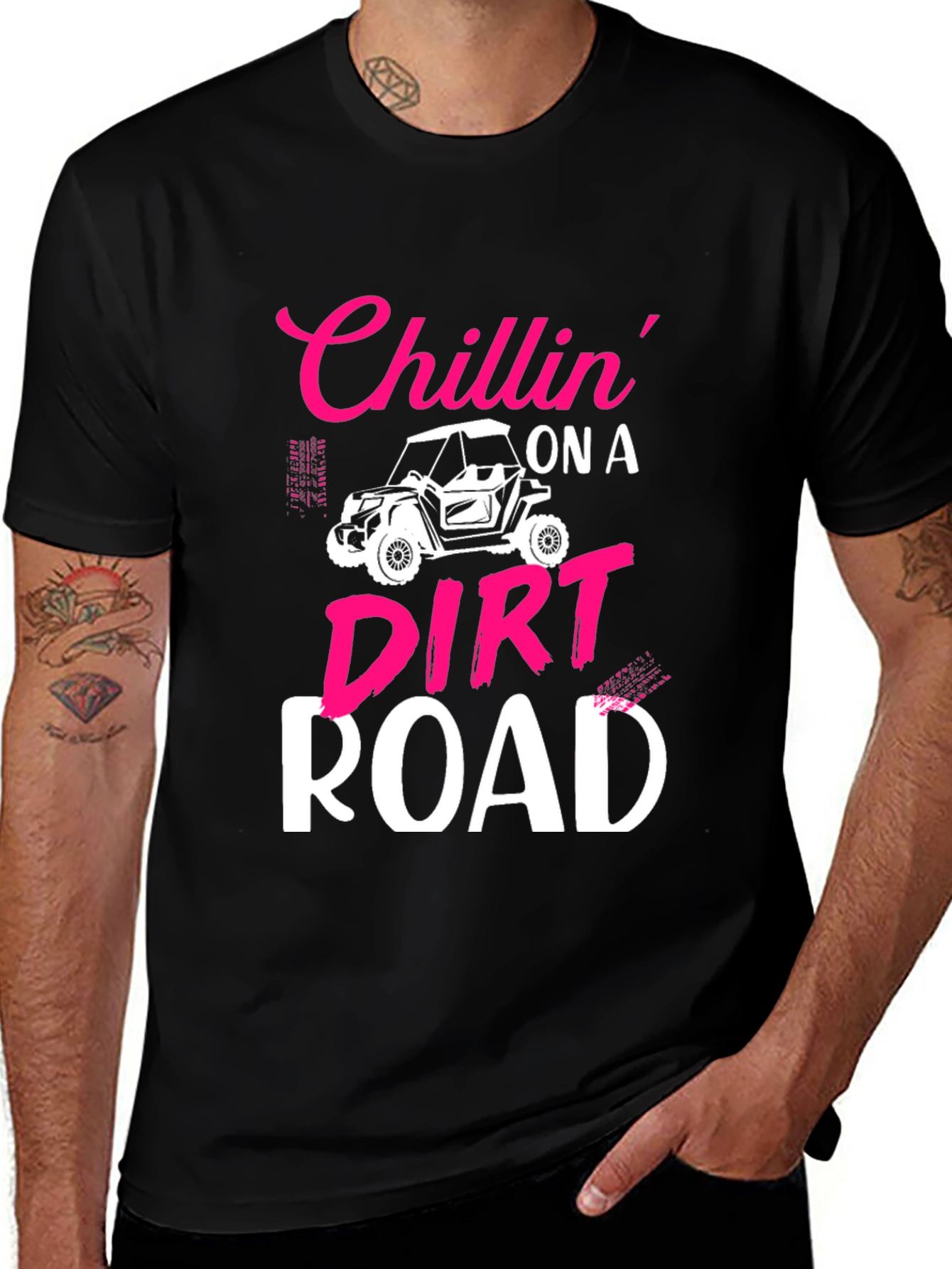 Chillin On A Dirt Road Graphic Tee