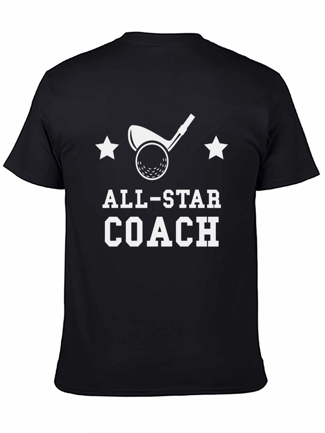 All-Star Coach Golf T-Shirt - Black