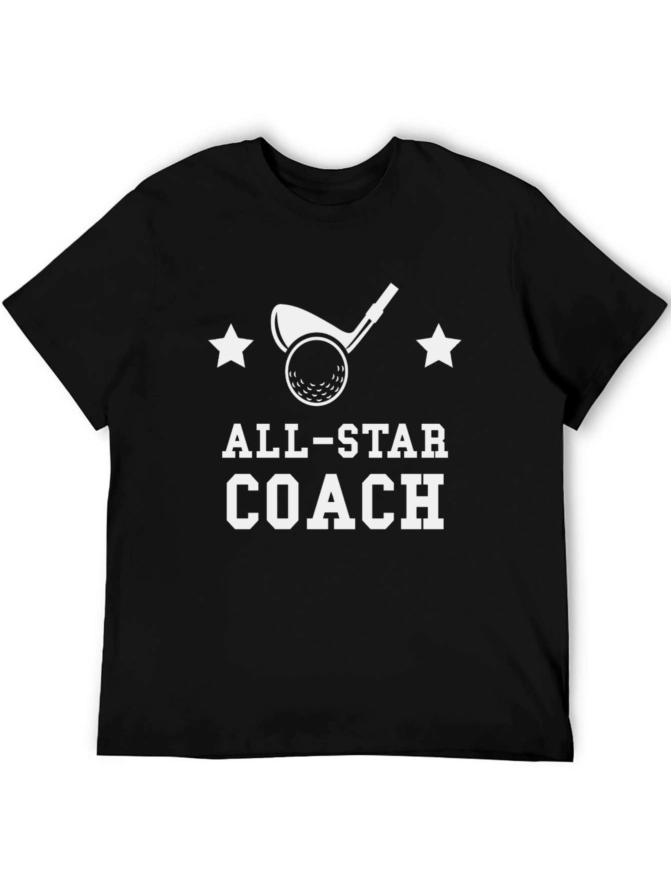 All-Star Coach Golf T-Shirt - Black