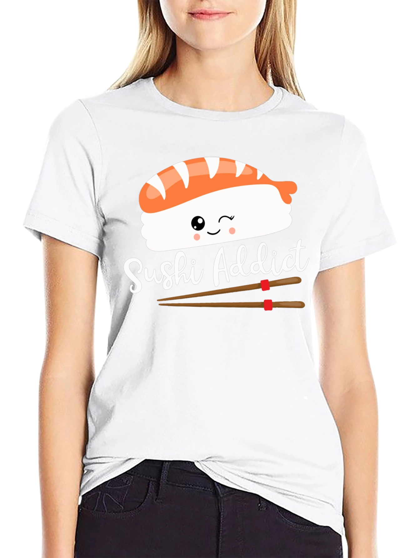 Sushi Addict Graphic T-Shirt - Unisex Cotton Tee