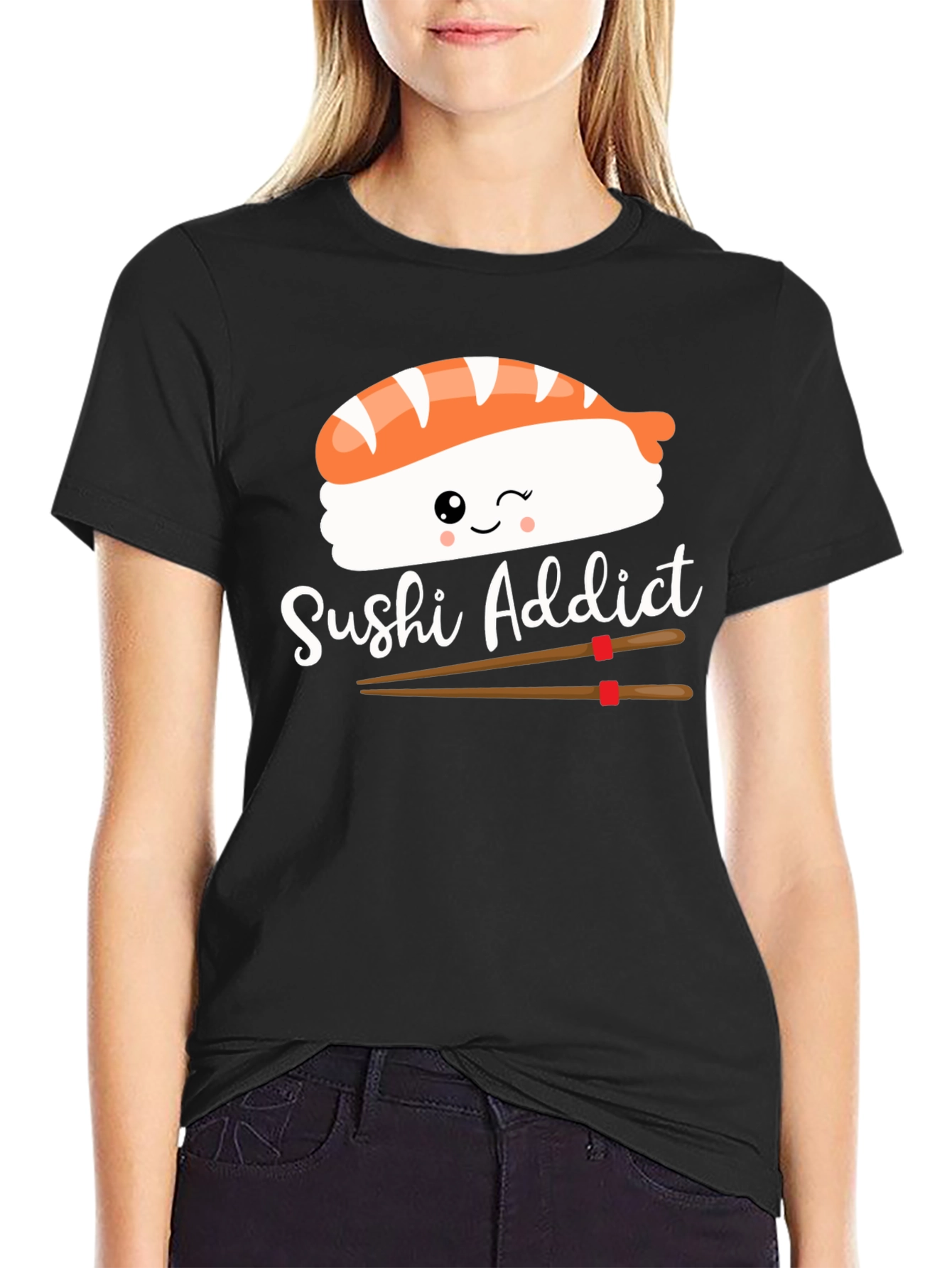 Sushi Addict Graphic T-Shirt - Unisex Cotton Tee