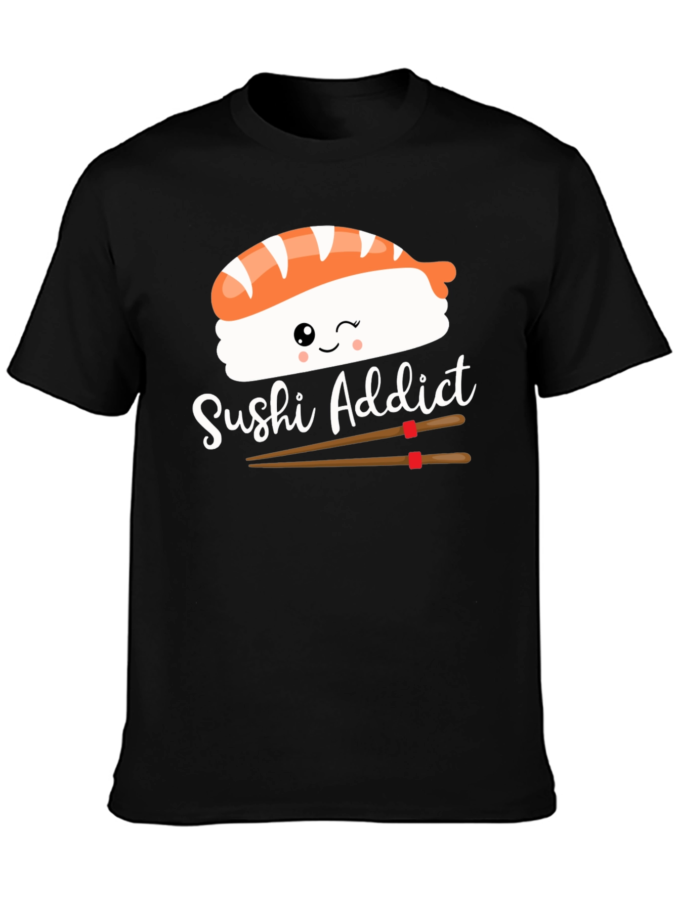Sushi Addict Graphic T-Shirt - Unisex Cotton Tee