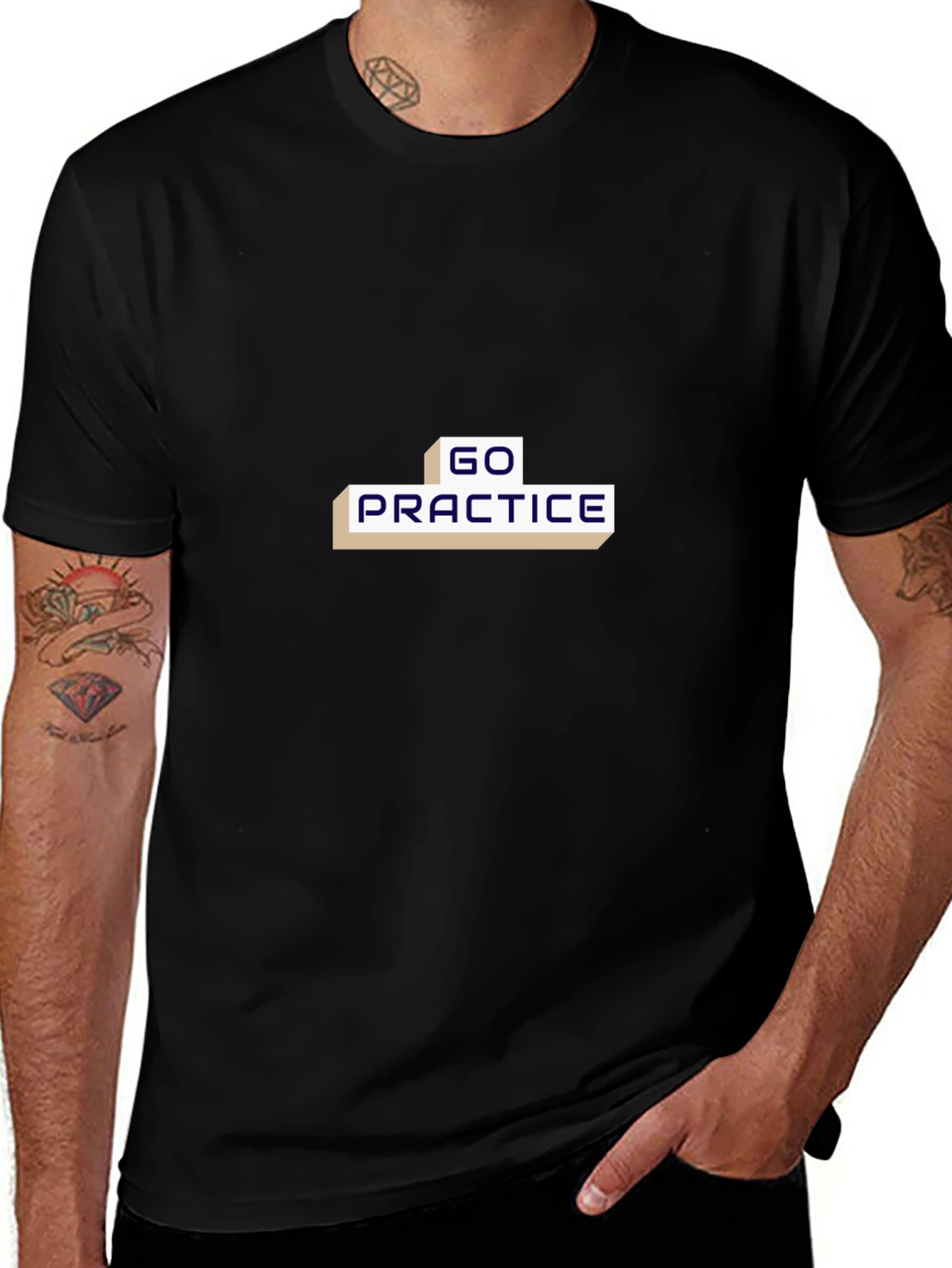 Go Practice Black T-Shirt