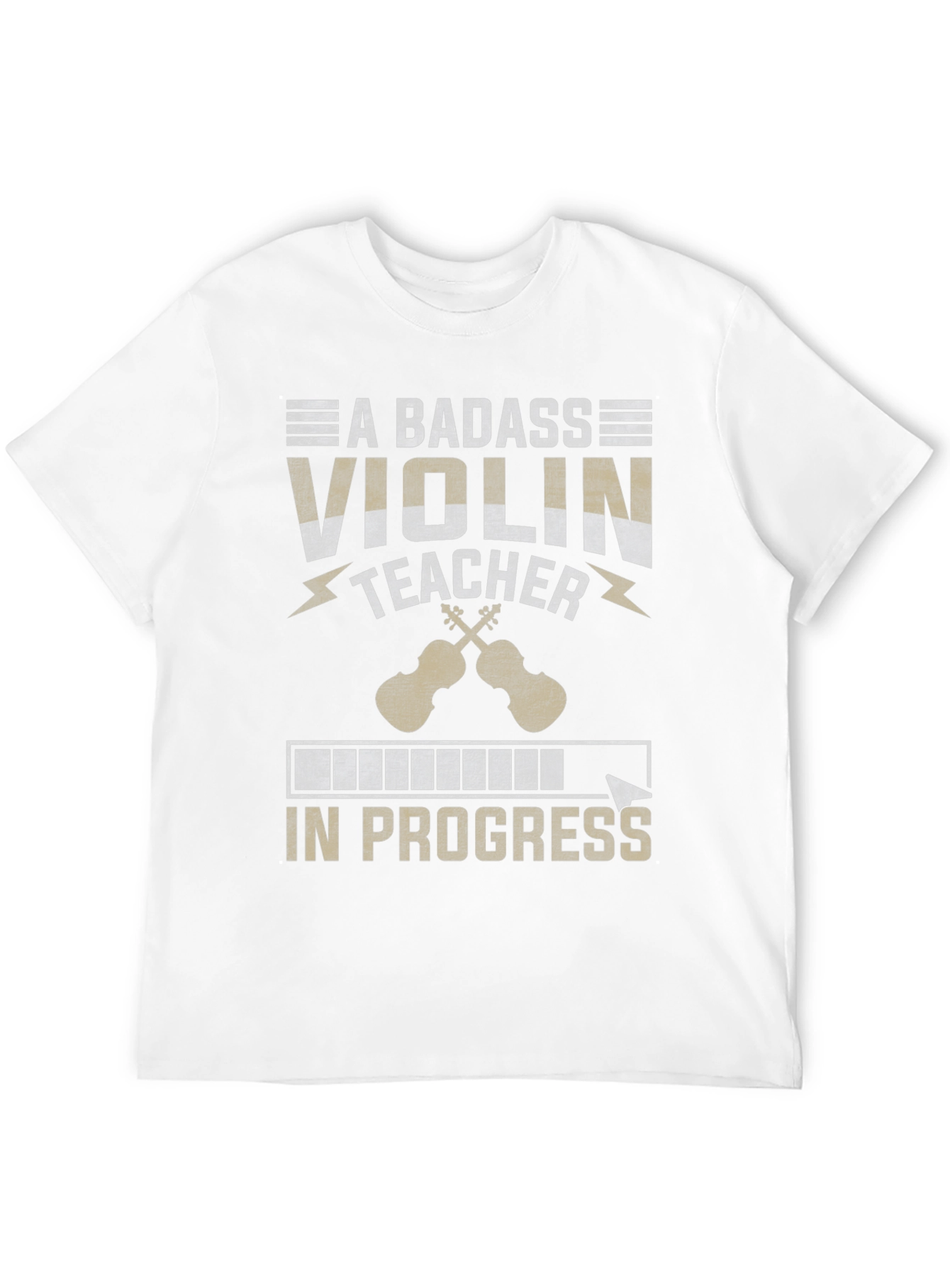 Badass Violin Teacher In Progress T-Shirt