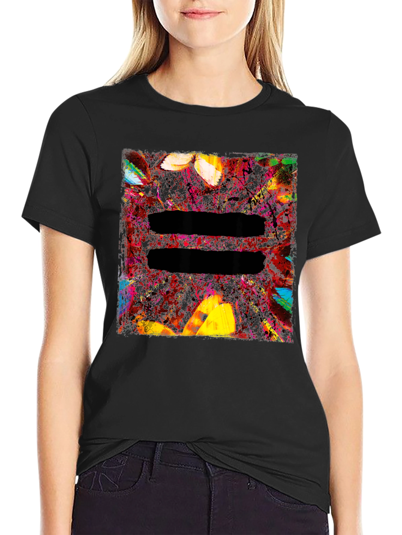 Ed Sheeran Equals Album Art Black T-Shirt
