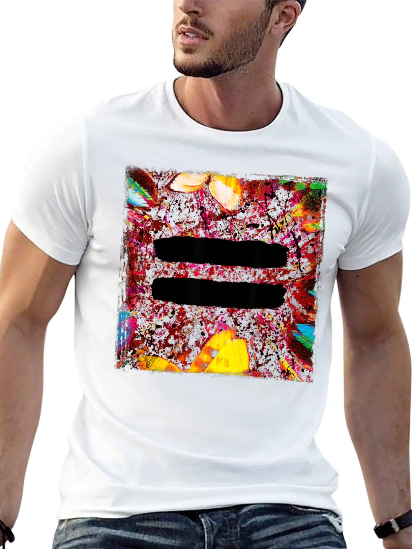 Ed Sheeran Equals Album Art Black T-Shirt