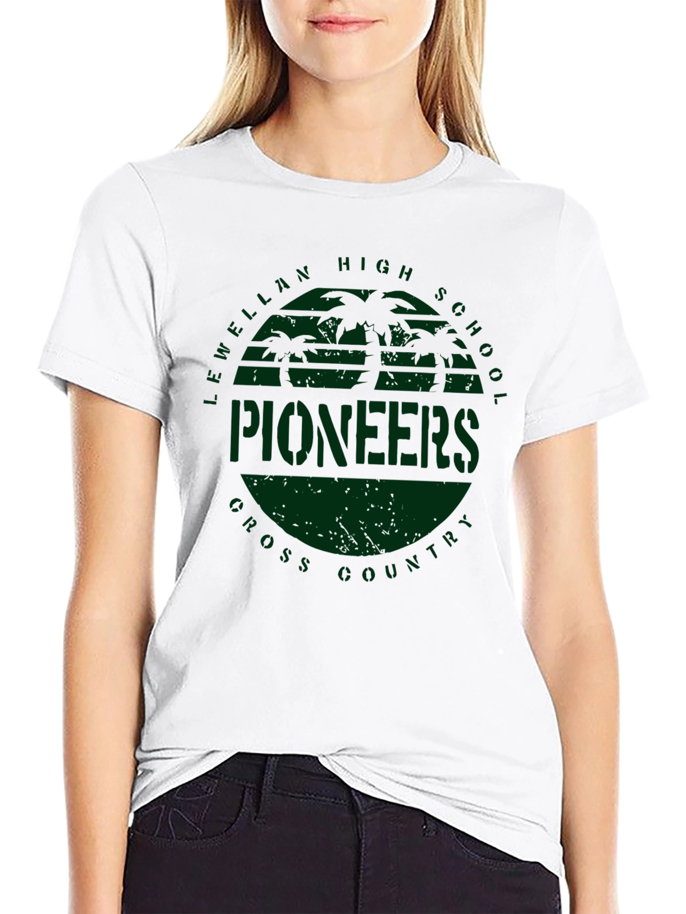 Lewellan High School Pioneers T-Shirt - Cross Country
