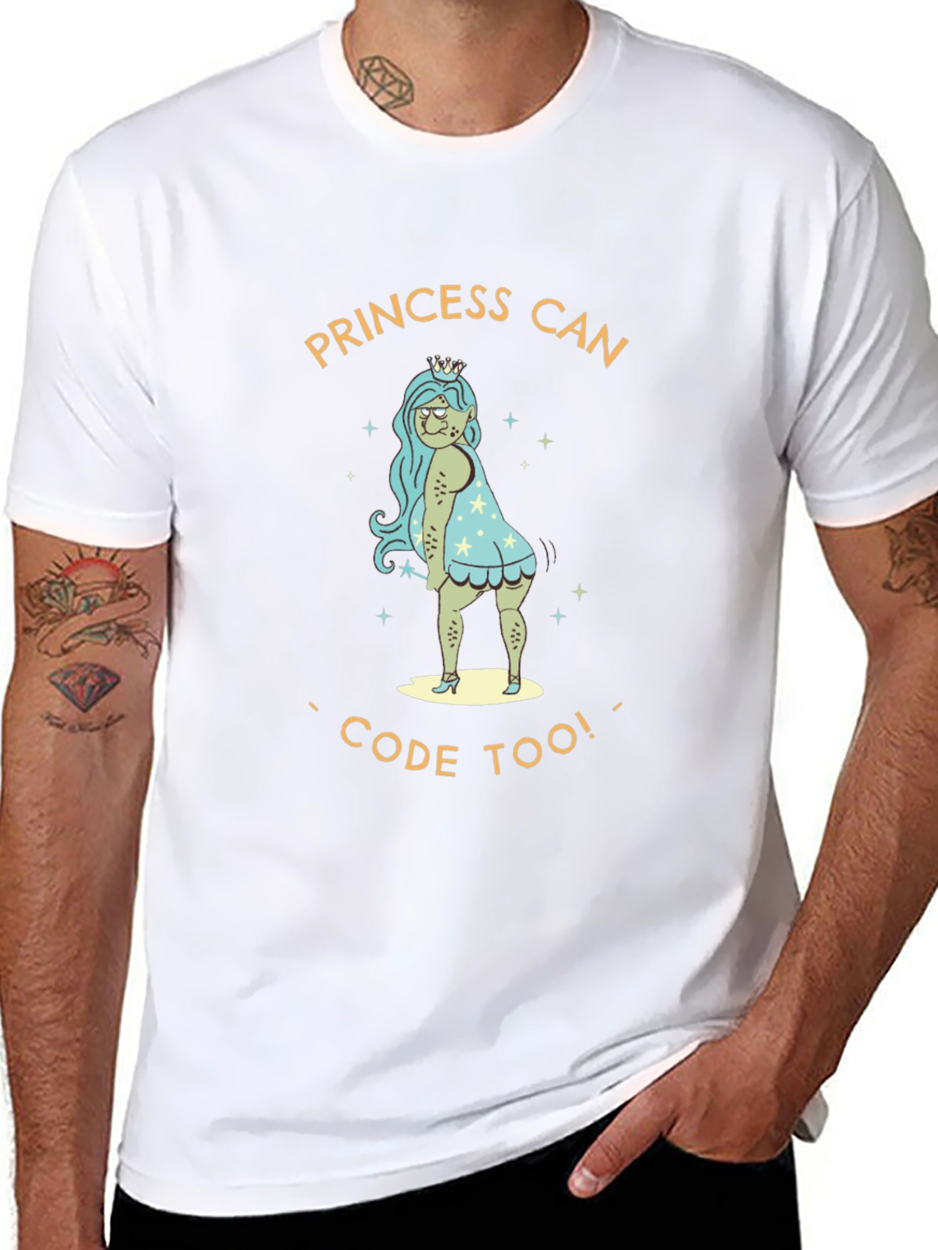 Princess Can Code Too - Unisex T-Shirt